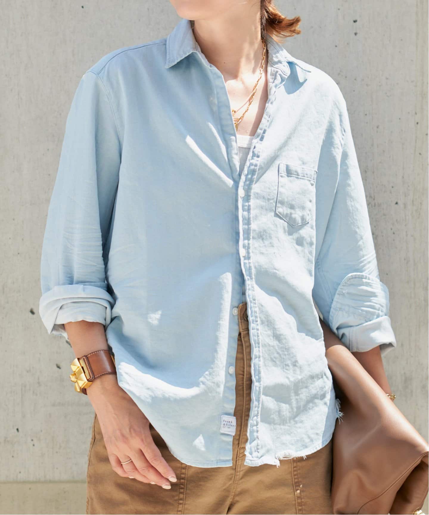 FRANK&EILEEN/フランクアンドアイリーン】STONEWASHED SHIRT