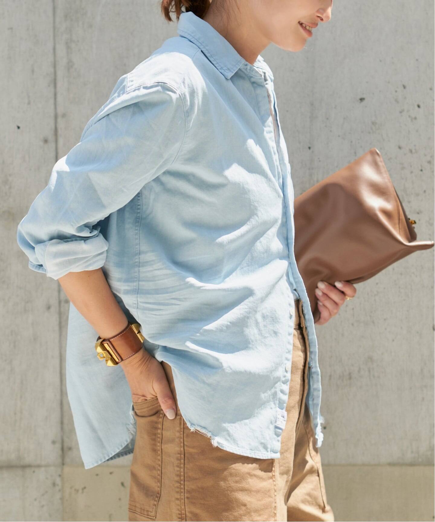 FRANK&EILEEN/フランクアンドアイリーン】STONEWASHED SHIRT（シャツ 