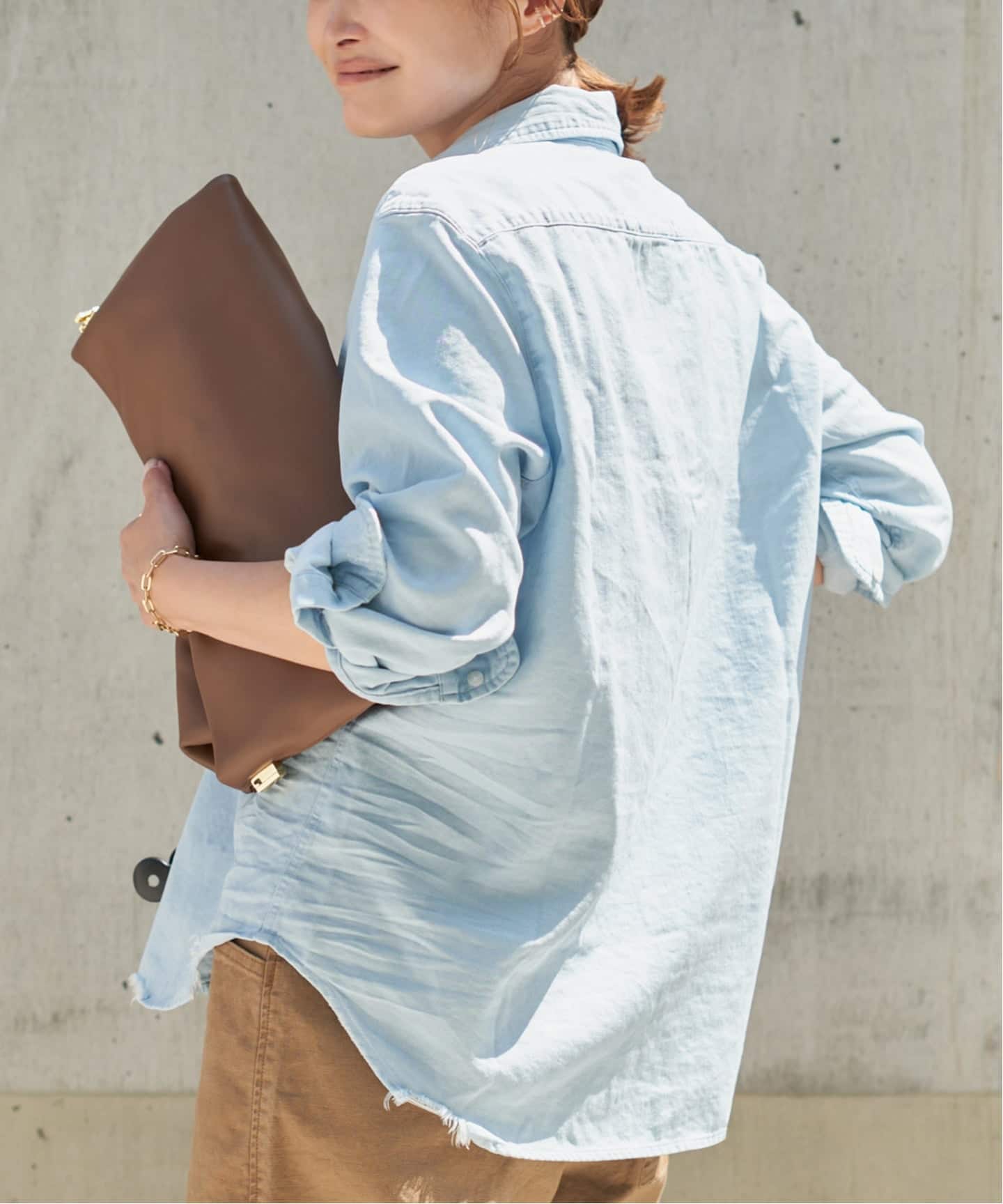 2025ドゥーズィエムクラス フランクアンドアイリーン デニムシャツ