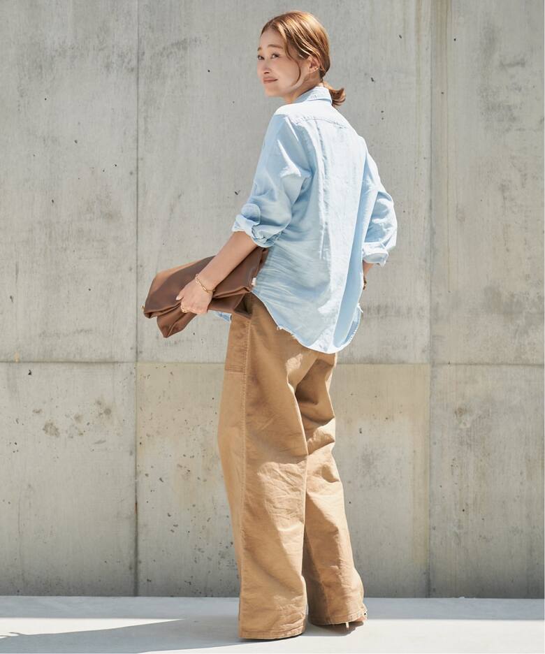 FRANK&EILEEN/フランクアンドアイリーン】STONEWASHED SHIRT（シャツ 