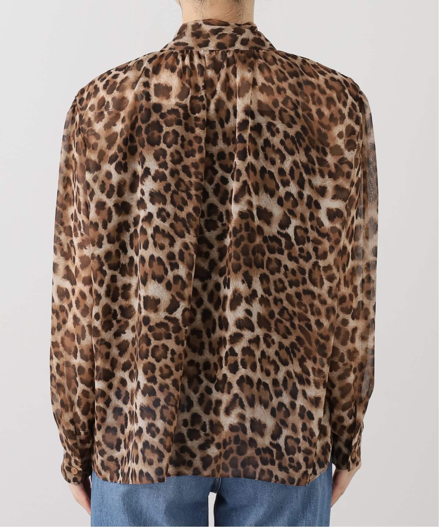THELAURENT】 LEOPARD SWIPON BLOUSE（シャツ／ブラウス）｜Deuxieme