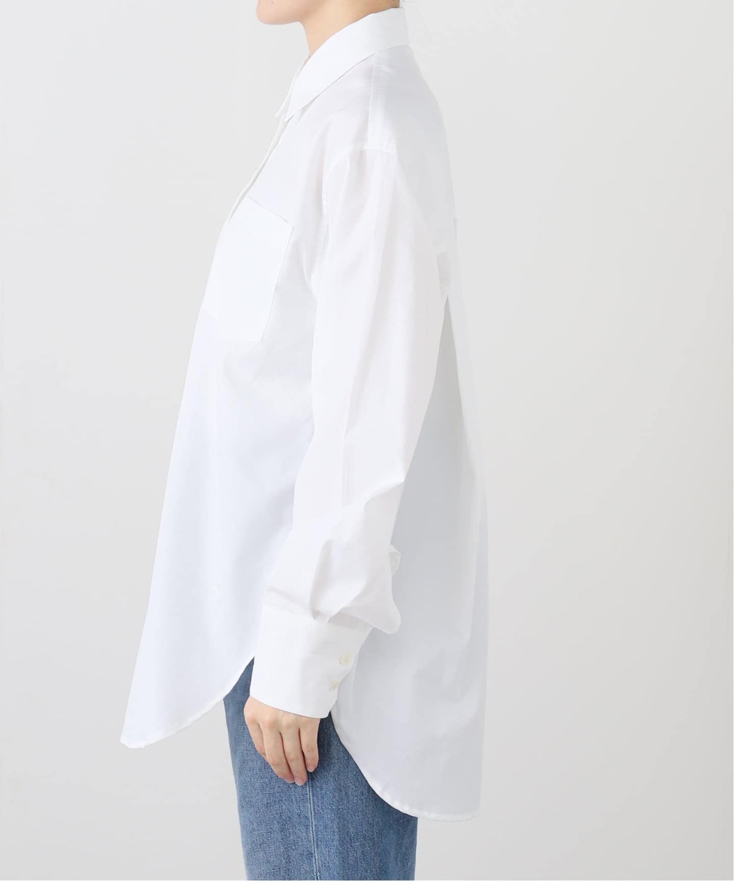 美品 MARIAMCMANUS マリアマクマナス シャツ ブラウス 長袖 白 Deuxieme Classe（ドゥーズィエムクラス）の「【MARIA McMANUS