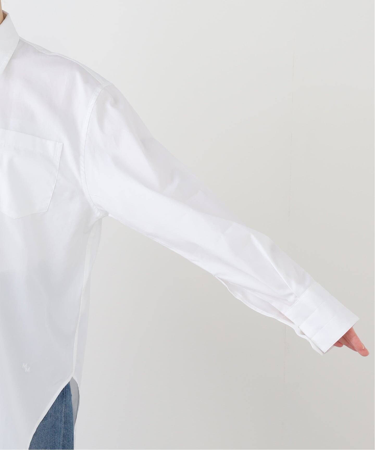 美品 MARIAMCMANUS マリアマクマナス シャツ ブラウス 長袖 白 MARIA MCMANUS/マリアマクマナス】Oversized Tunic Shirt