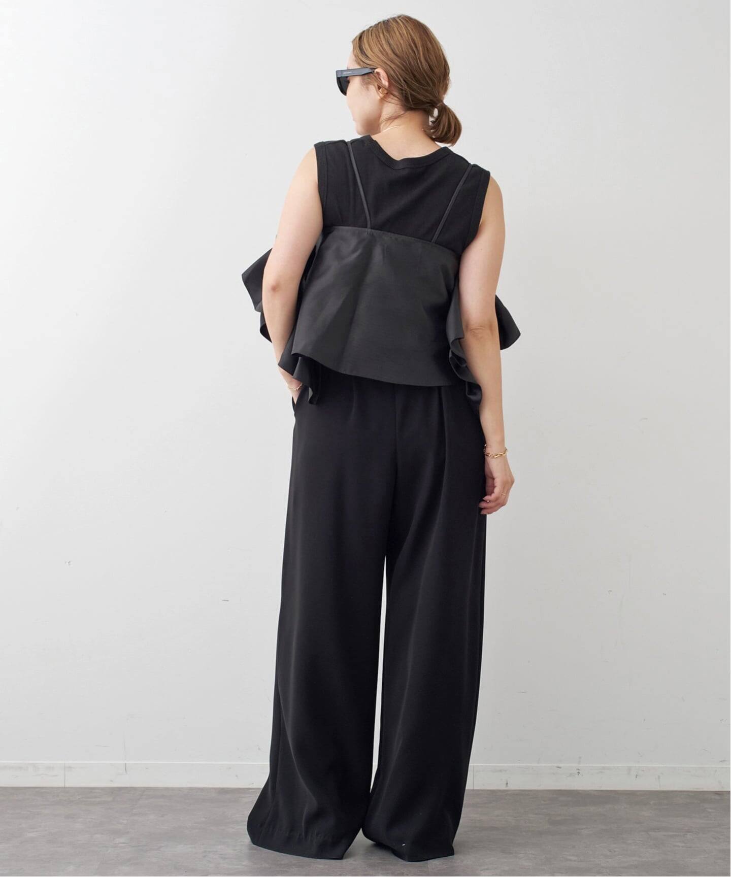 MARQUES ALMEIDA/マルケスアルメイダ】FRONT FRILL TOP（シャツ 
