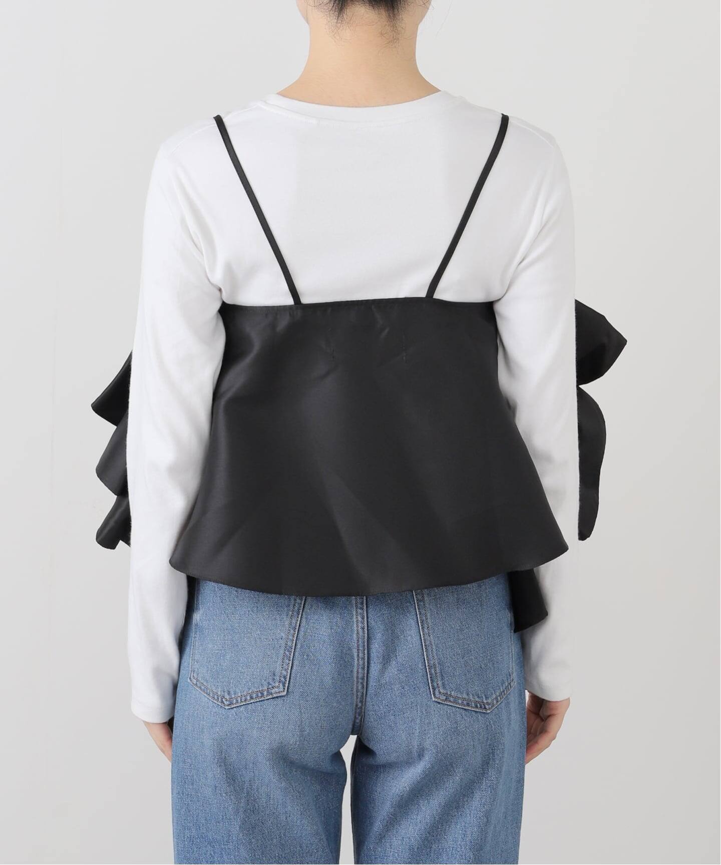MARQUES ALMEIDA/マルケスアルメイダ】FRONT FRILL TOP（シャツ 