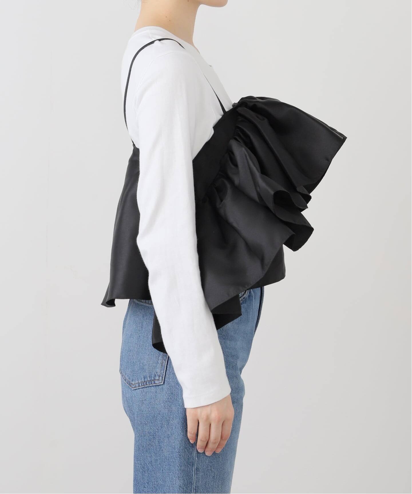 MARQUES ALMEIDA/マルケスアルメイダ】FRONT FRILL TOP（シャツ