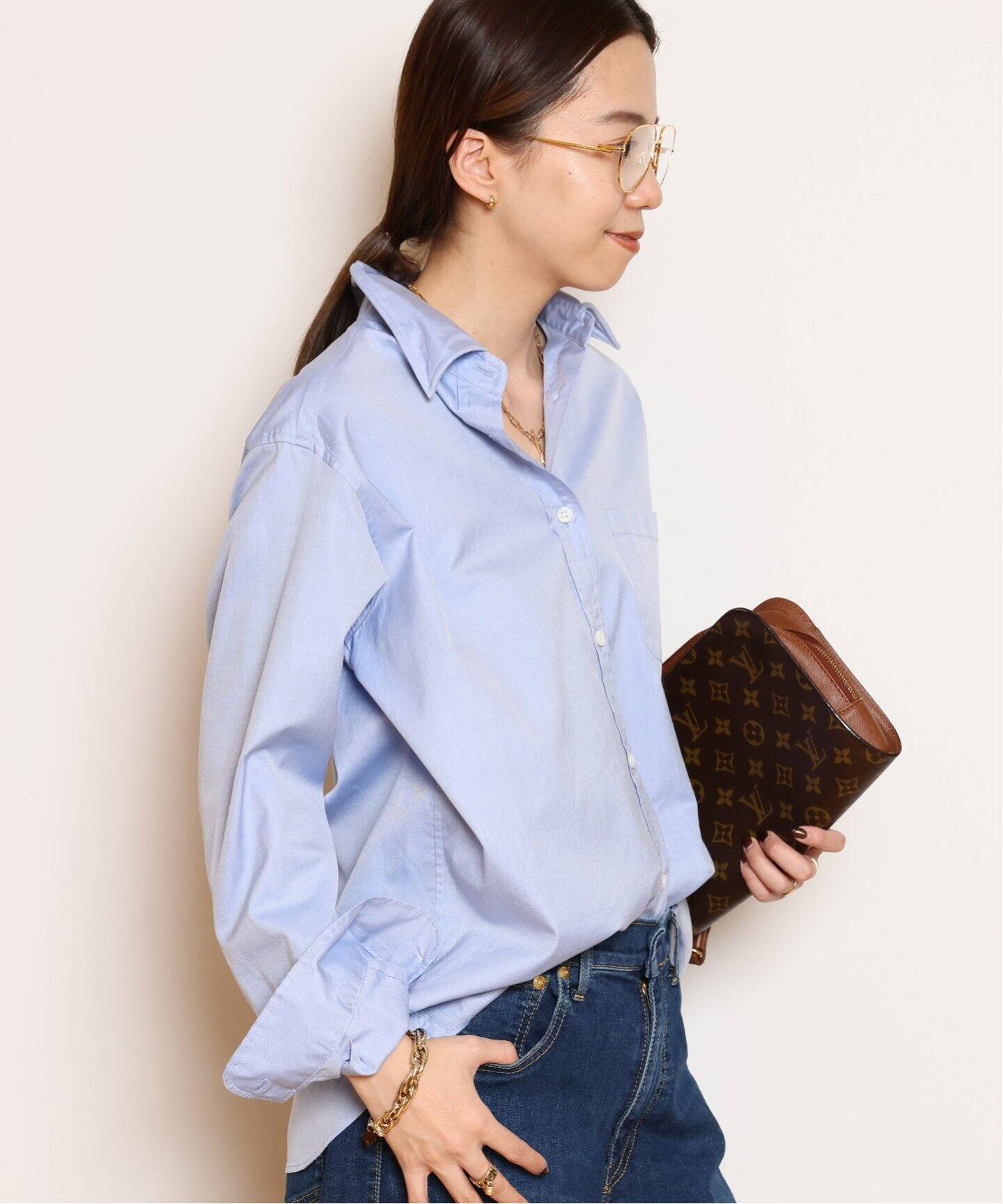 MUSE Deuxieme Classe WASHED NORMAL シャツ