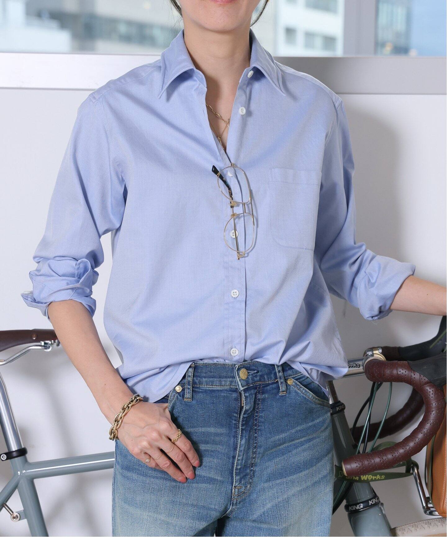 MUSE Deuxieme Classe WASHED NORMAL シャツ