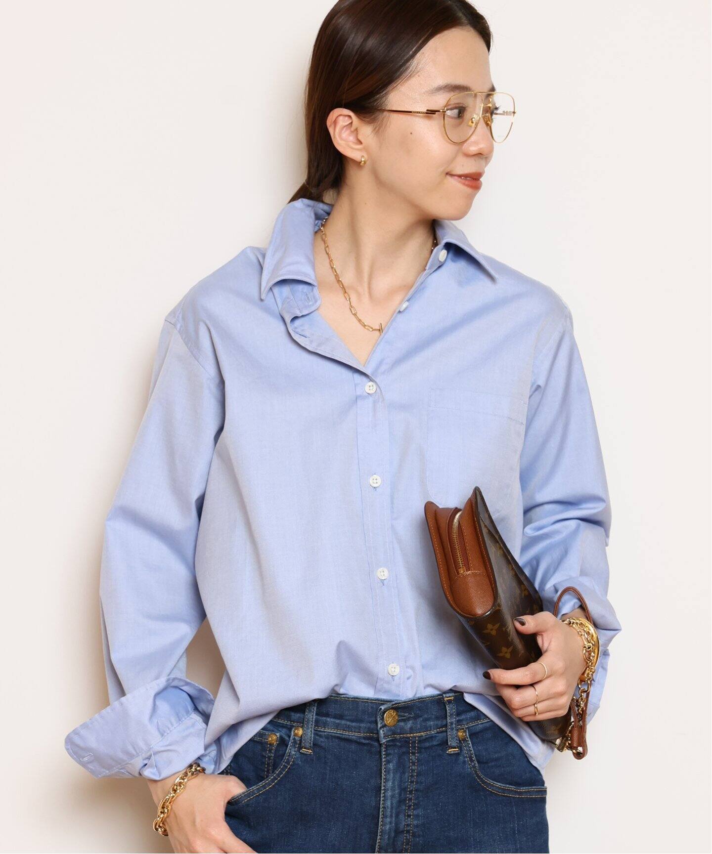 MUSE Deuxieme Classe WASHED NORMAL シャツ 