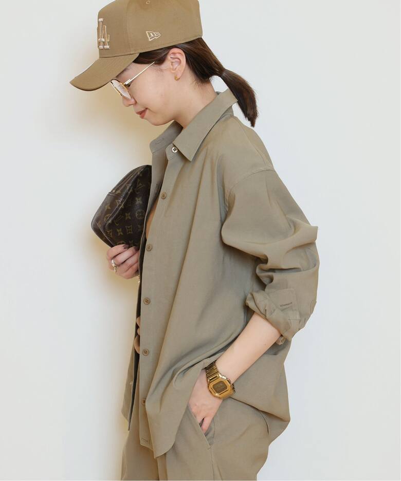 STRETCH TWILL CACHE シャツ（シャツ／ブラウス）｜MUSE de Deuxieme  