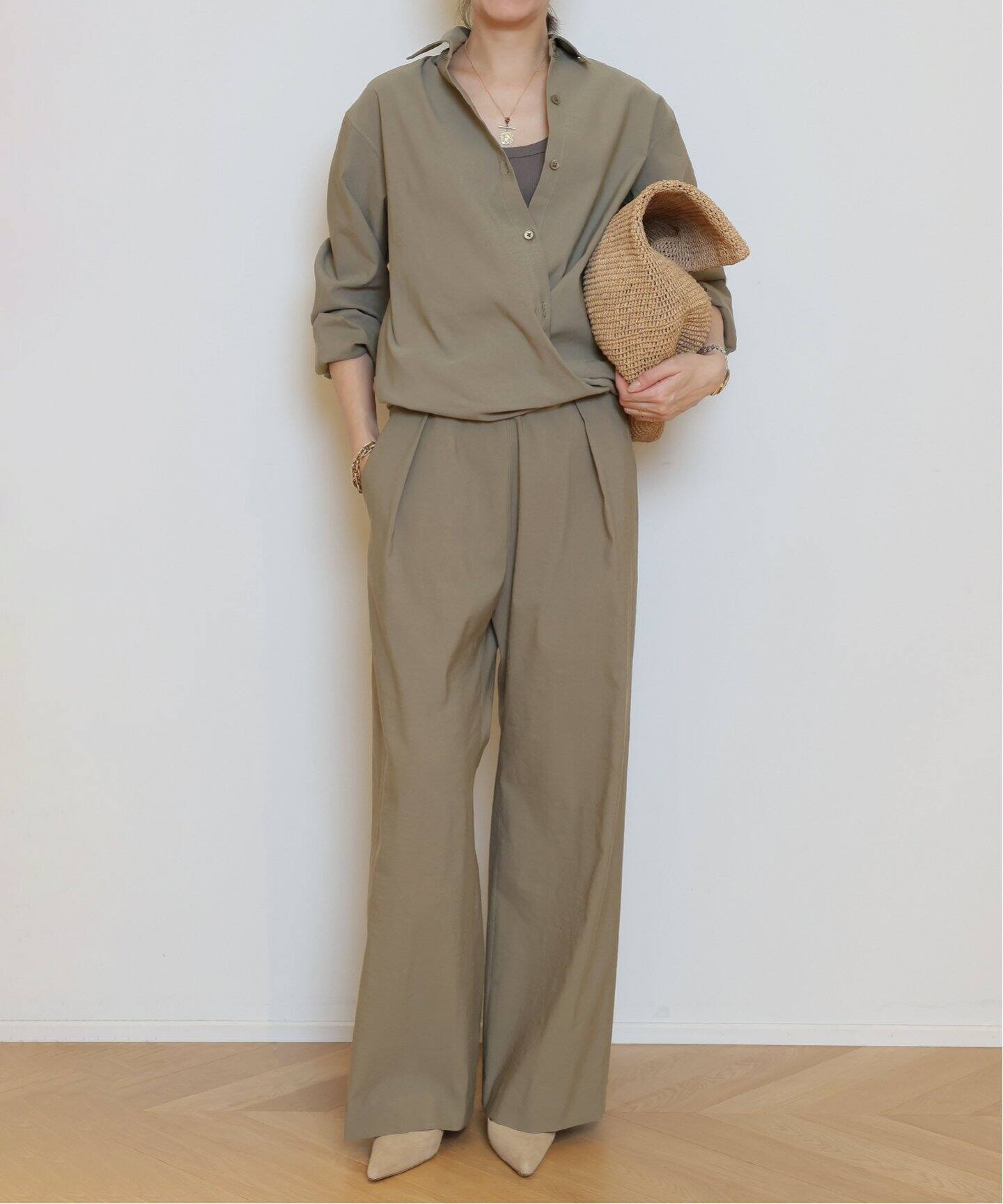 STRETCH TWILL CACHE シャツ（シャツ／ブラウス）｜MUSE de Deuxieme 