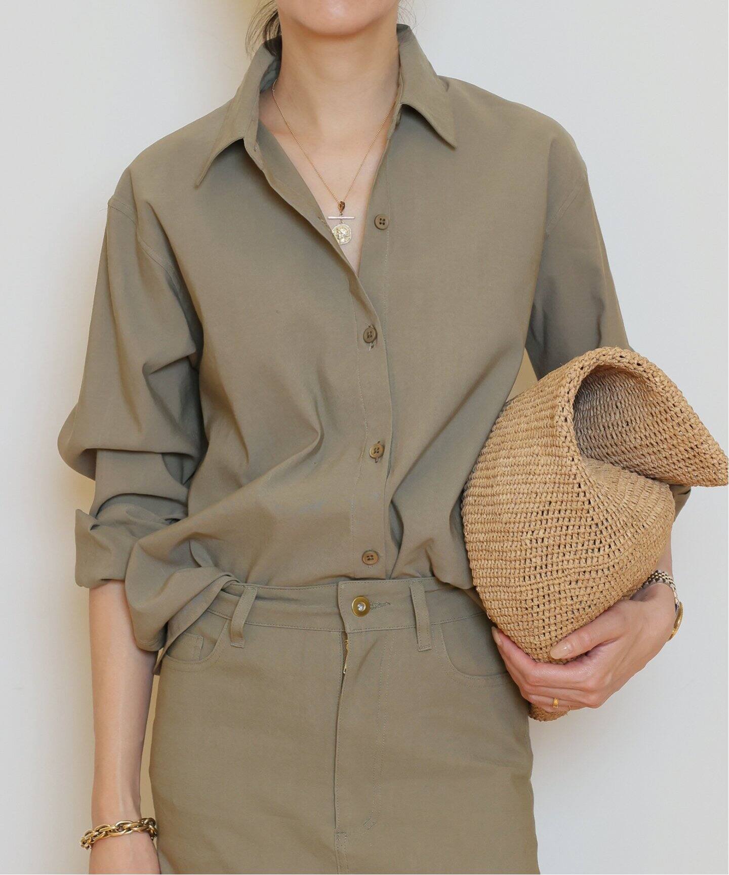 STRETCH ファッション ドゥーズィエムクラス 25SS STRETCH TWILL CACHE  