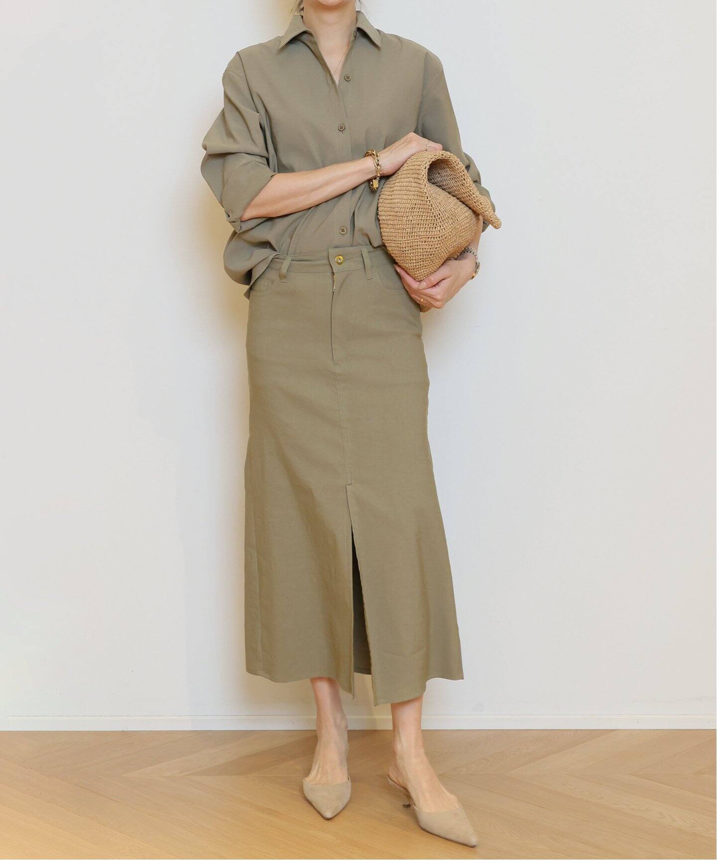 STRETCH TWILL CACHE シャツ（シャツ／ブラウス）｜MUSE de Deuxieme 
