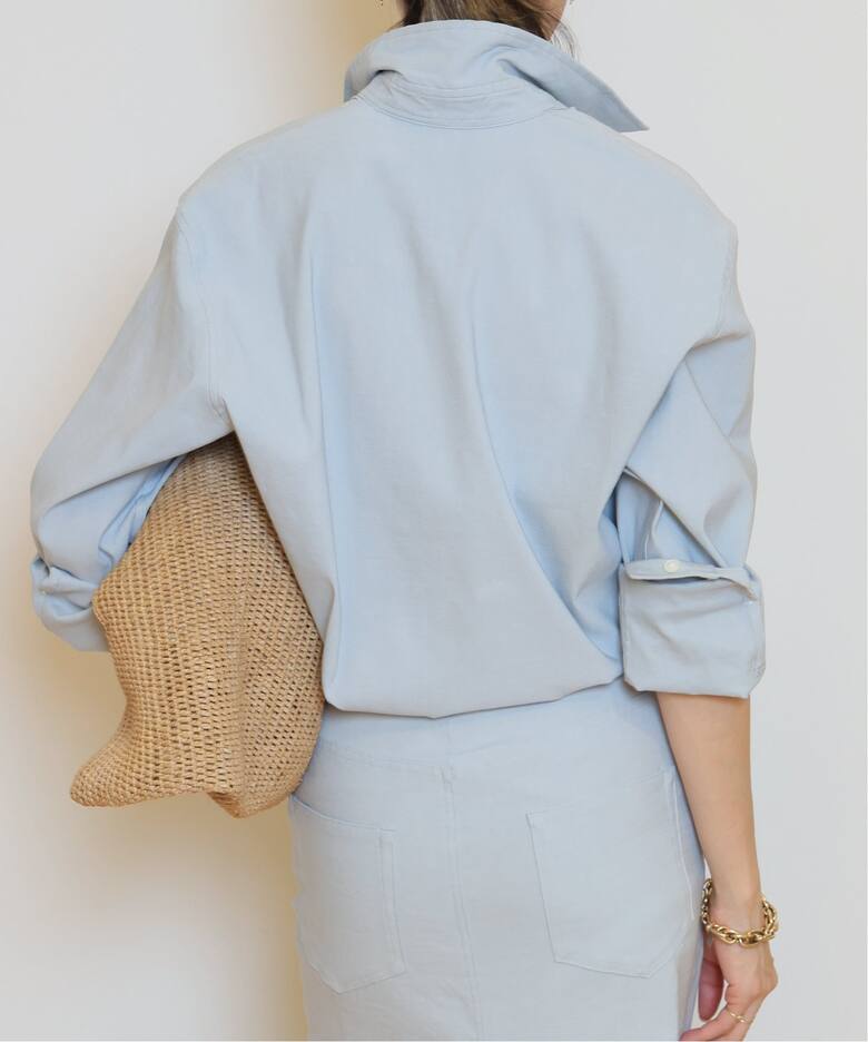 STRETCH TWILL CACHE シャツ（シャツ／ブラウス）｜MUSE de Deuxieme  