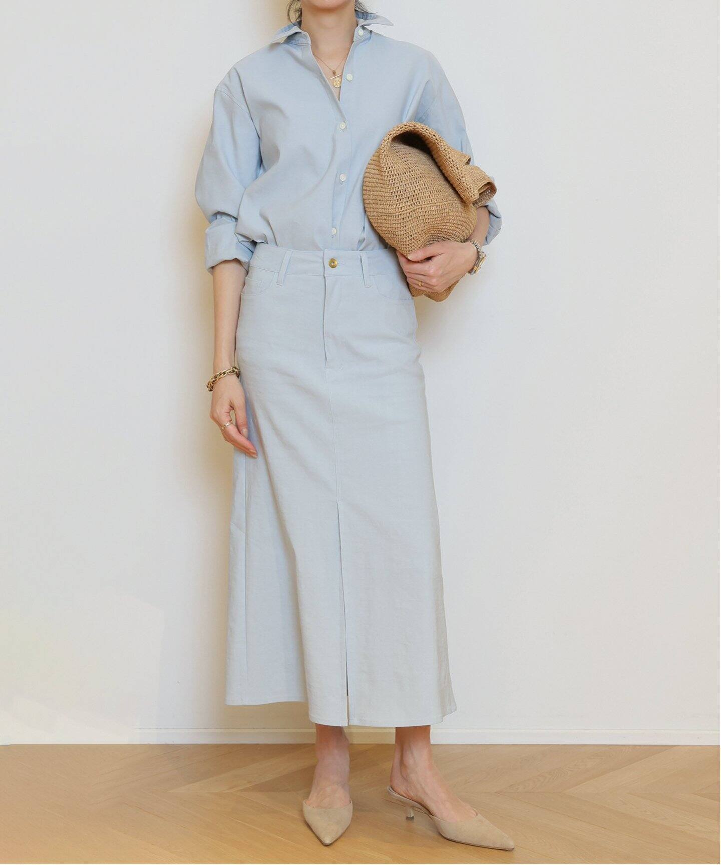 STRETCH TWILL CACHE シャツ（シャツ／ブラウス）｜MUSE de Deuxieme 