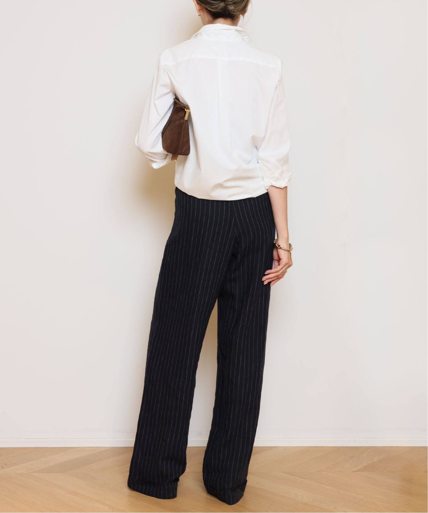 美品▲Deuxieme classe // ワイヤーWASHシャツ▲ホワイト 白 ワイヤーウォッシュシャツ（シャツ／ブラウス）｜MUSE de