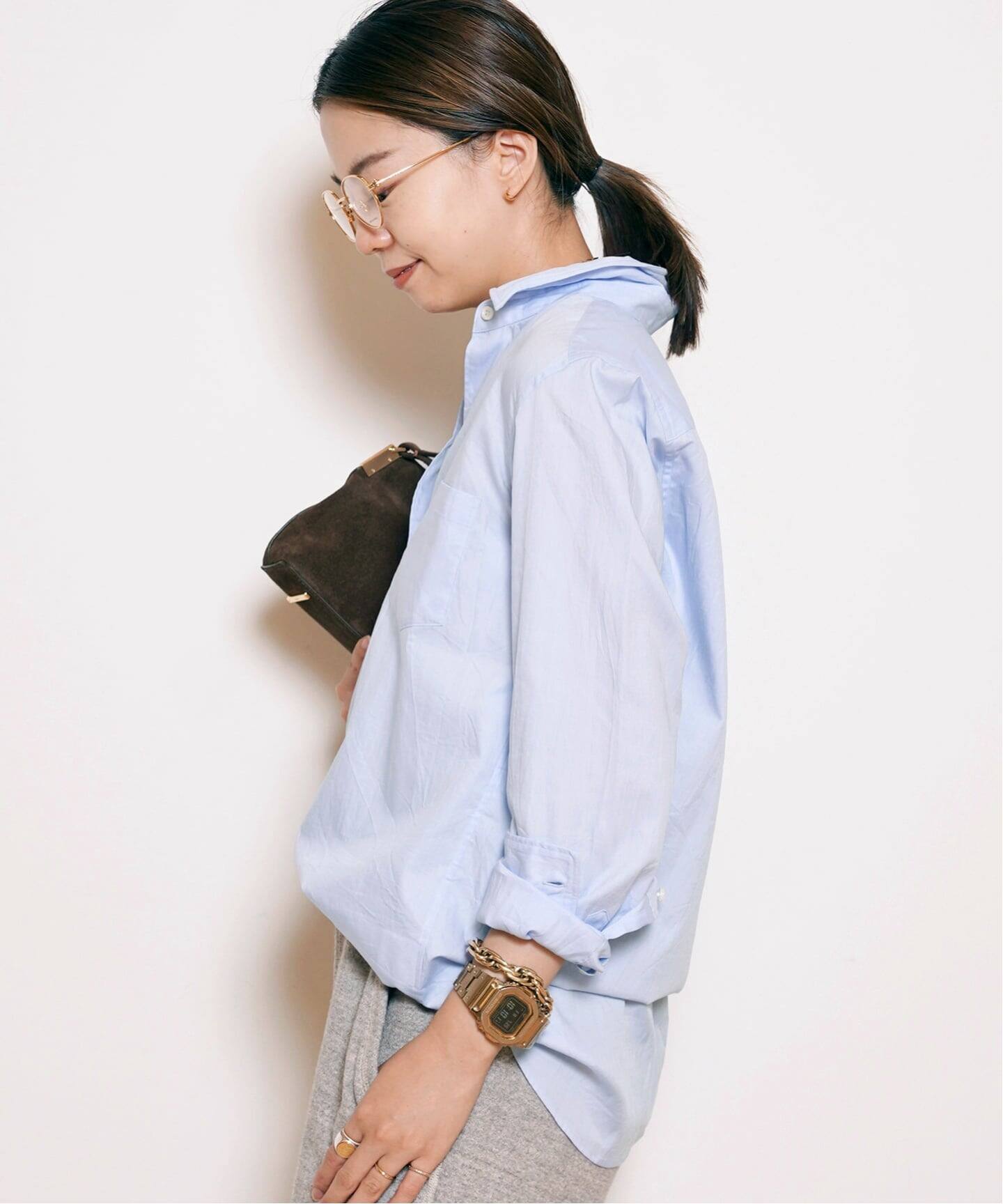美品▲Deuxieme classe // ワイヤーWASHシャツ▲ホワイト 白 ワイヤーウォッシュシャツ（シャツ／ブラウス）｜MUSE de