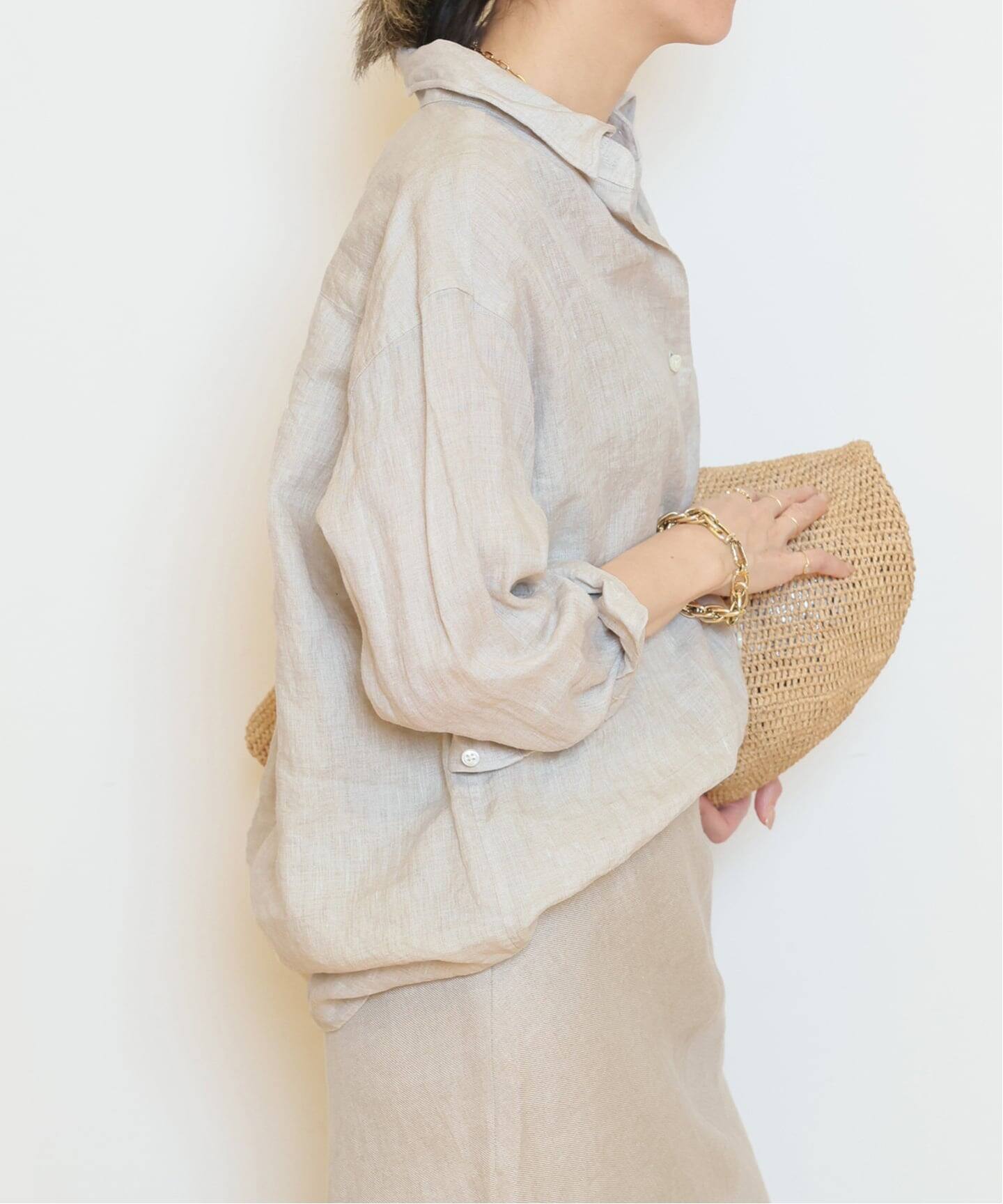 LINEN WASH CACHE シャツ（シャツ／ブラウス）｜MUSE de Deuxieme