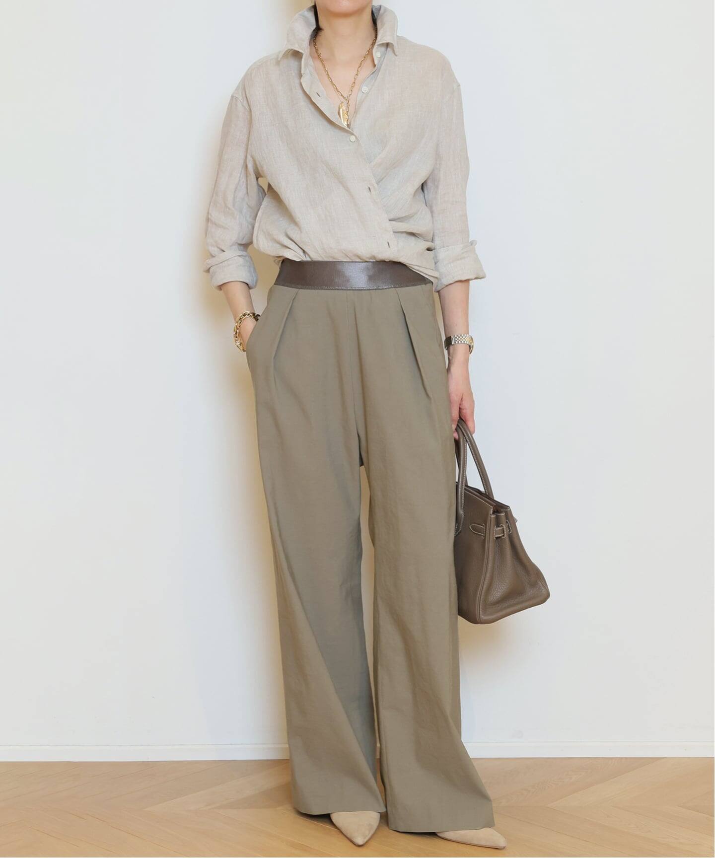一度着用Deuxieme Classe LINEN WASH CACHE シャツ LINEN WASH CACHE シャツ（シャツ／ブラウス）｜MUSE de