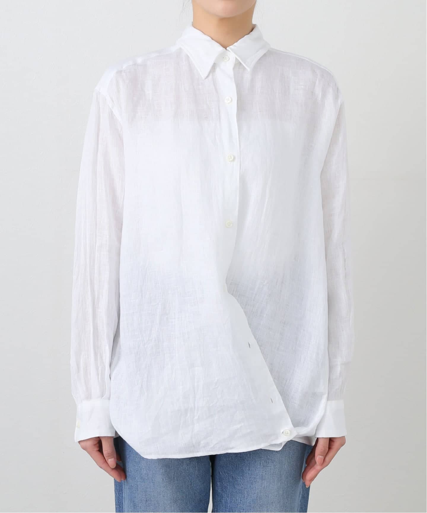 LINEN WASH CACHE シャツ（シャツ／ブラウス）｜MUSE de