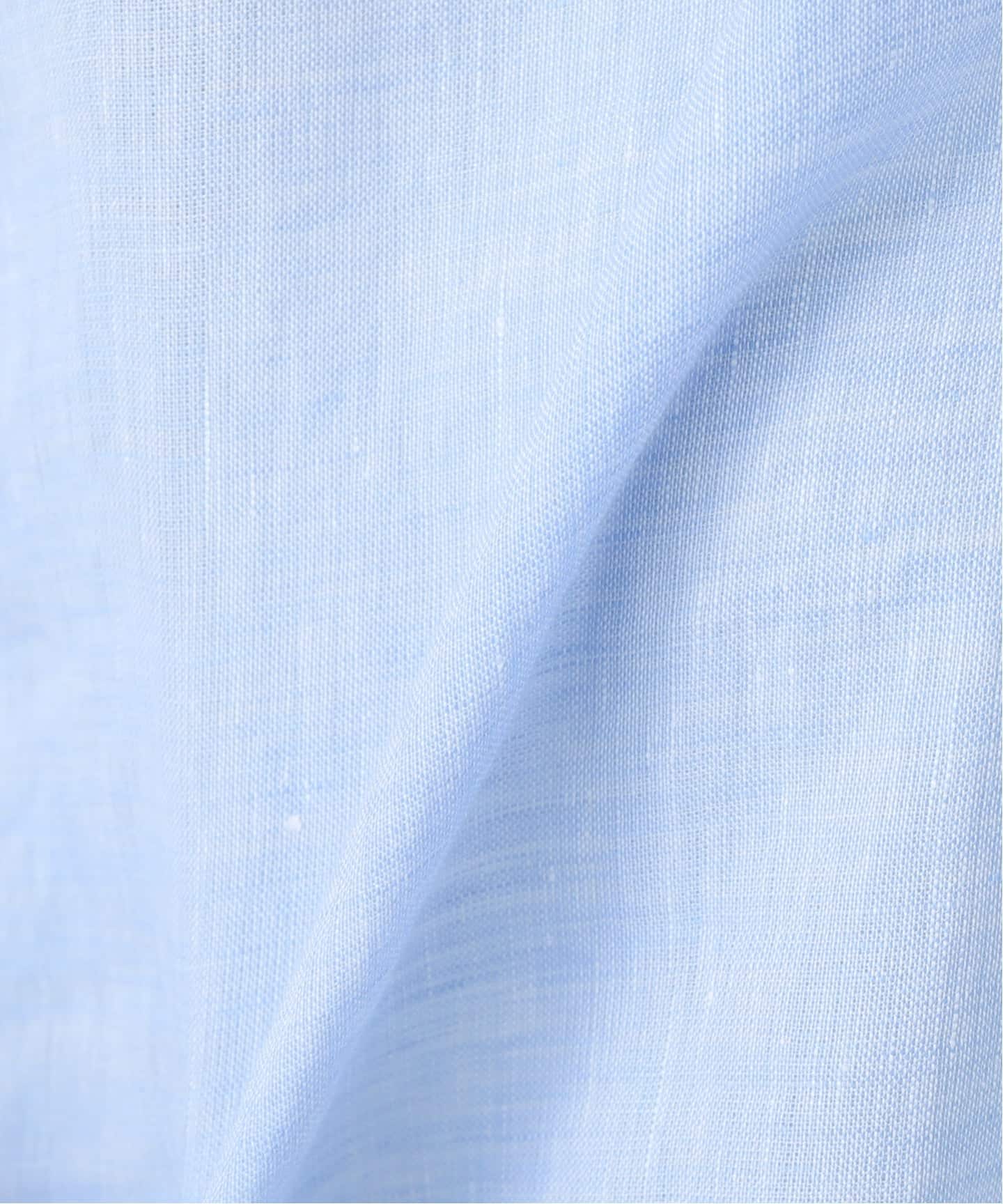 Deuxieme Classe LINEN WASH シャツ　サックスブルー 追加 LINEN WASH CACHE シャツ（シャツ／ブラウス）｜Deuxieme