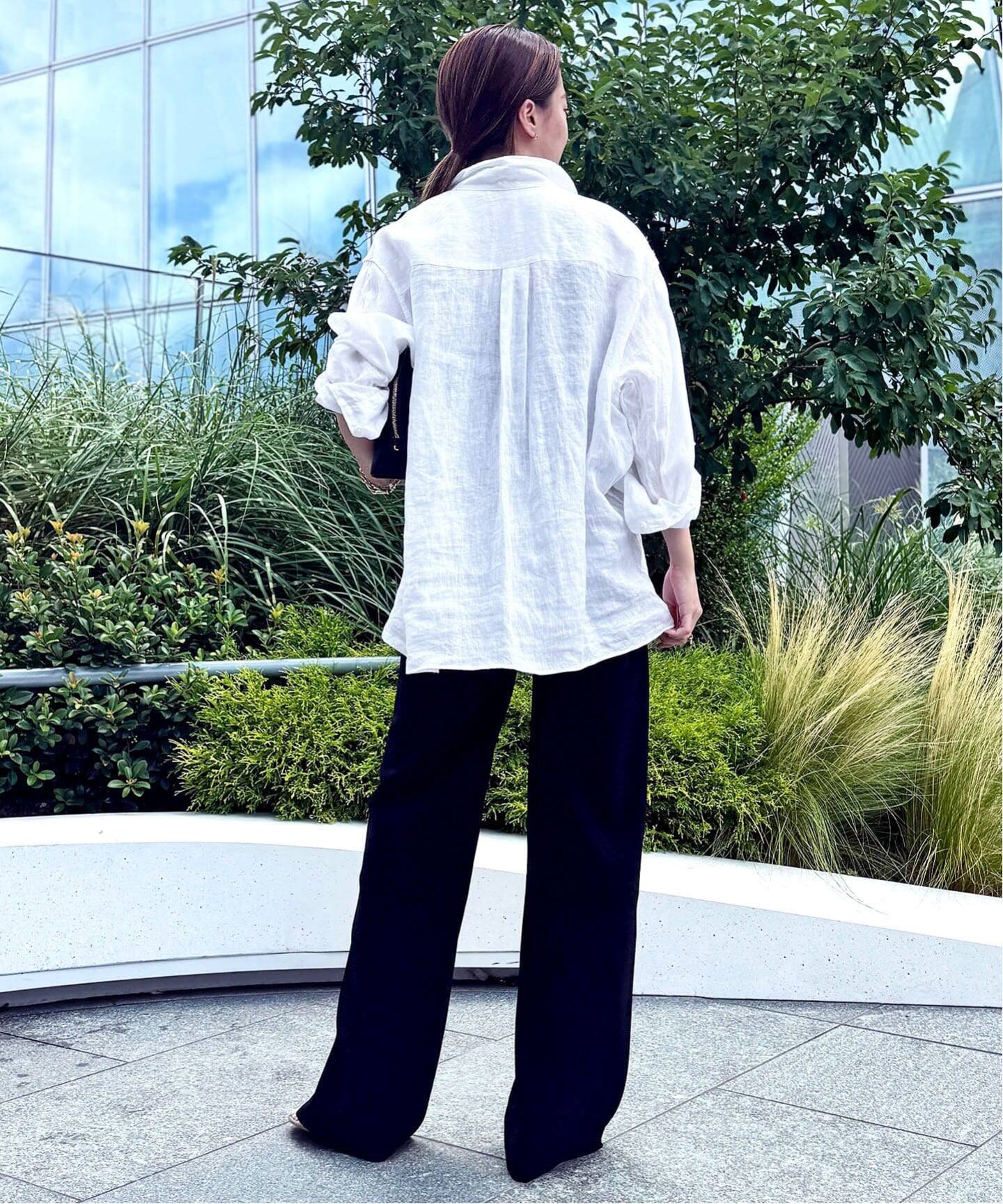 LINEN WASH CACHE シャツ（シャツ／ブラウス）｜MUSE de Deuxieme