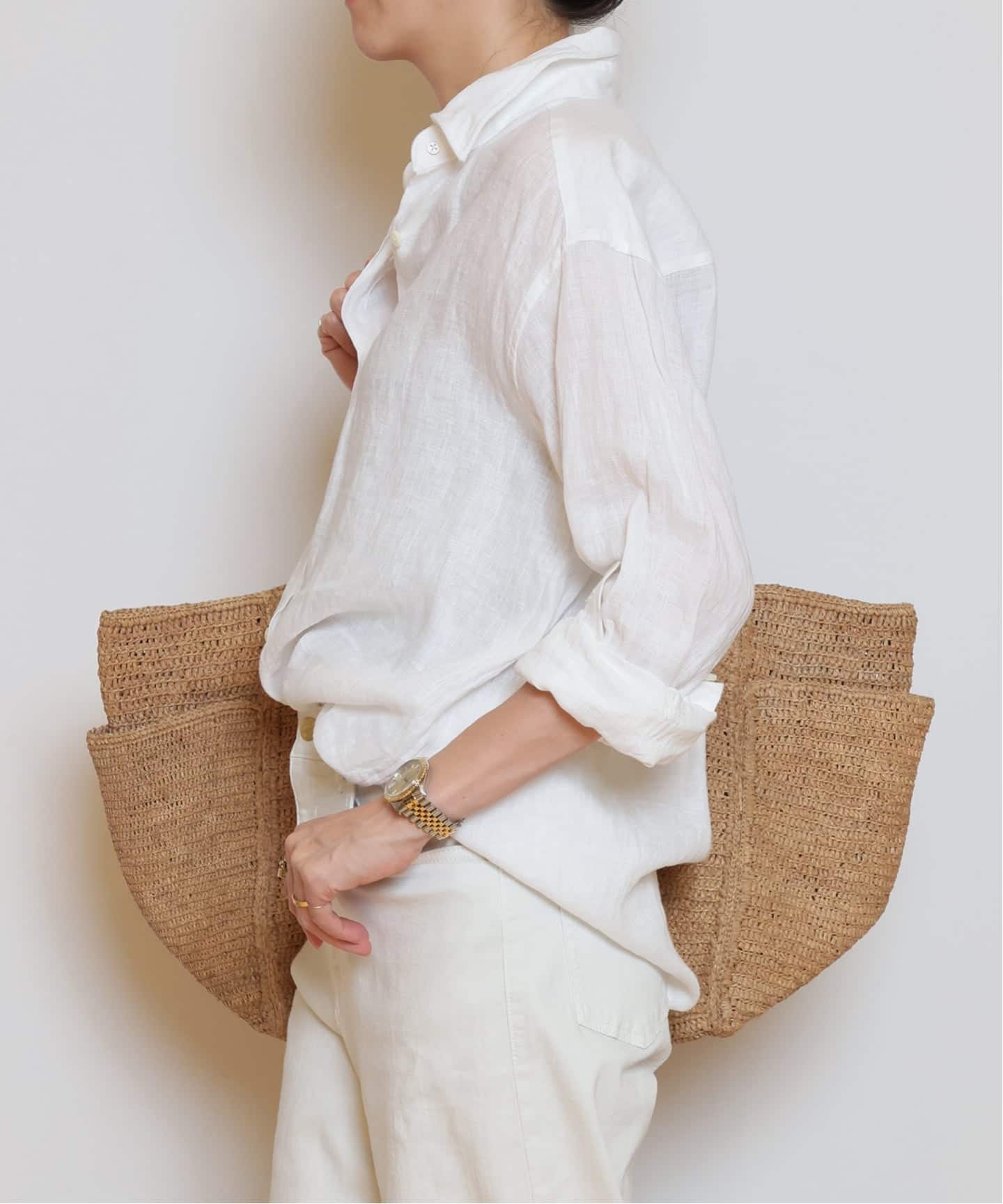 LINEN WASH CACHE シャツ（シャツ／ブラウス）｜MUSE de