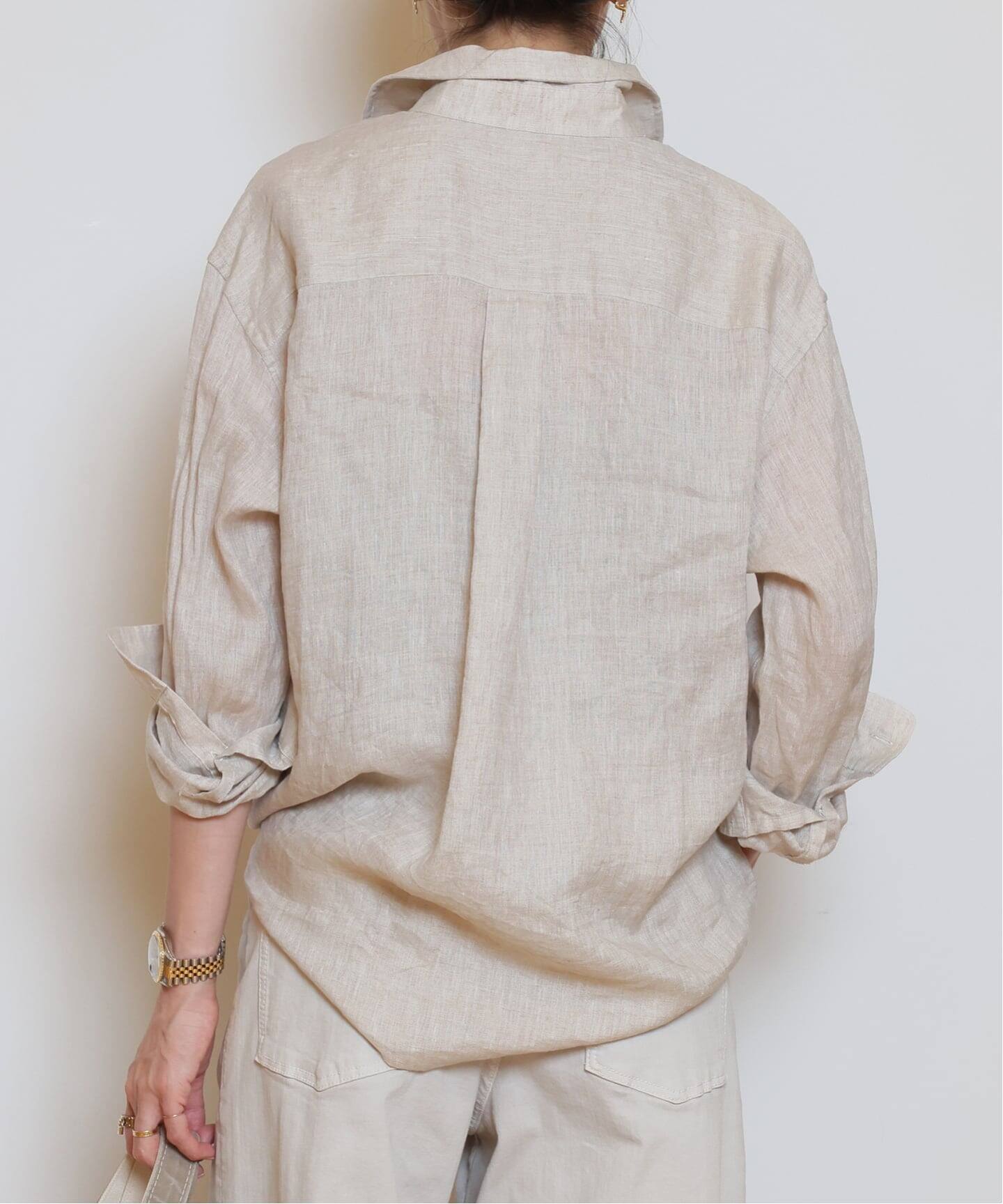 LINEN WASH CACHE シャツ（シャツ／ブラウス）｜MUSE de Deuxieme 