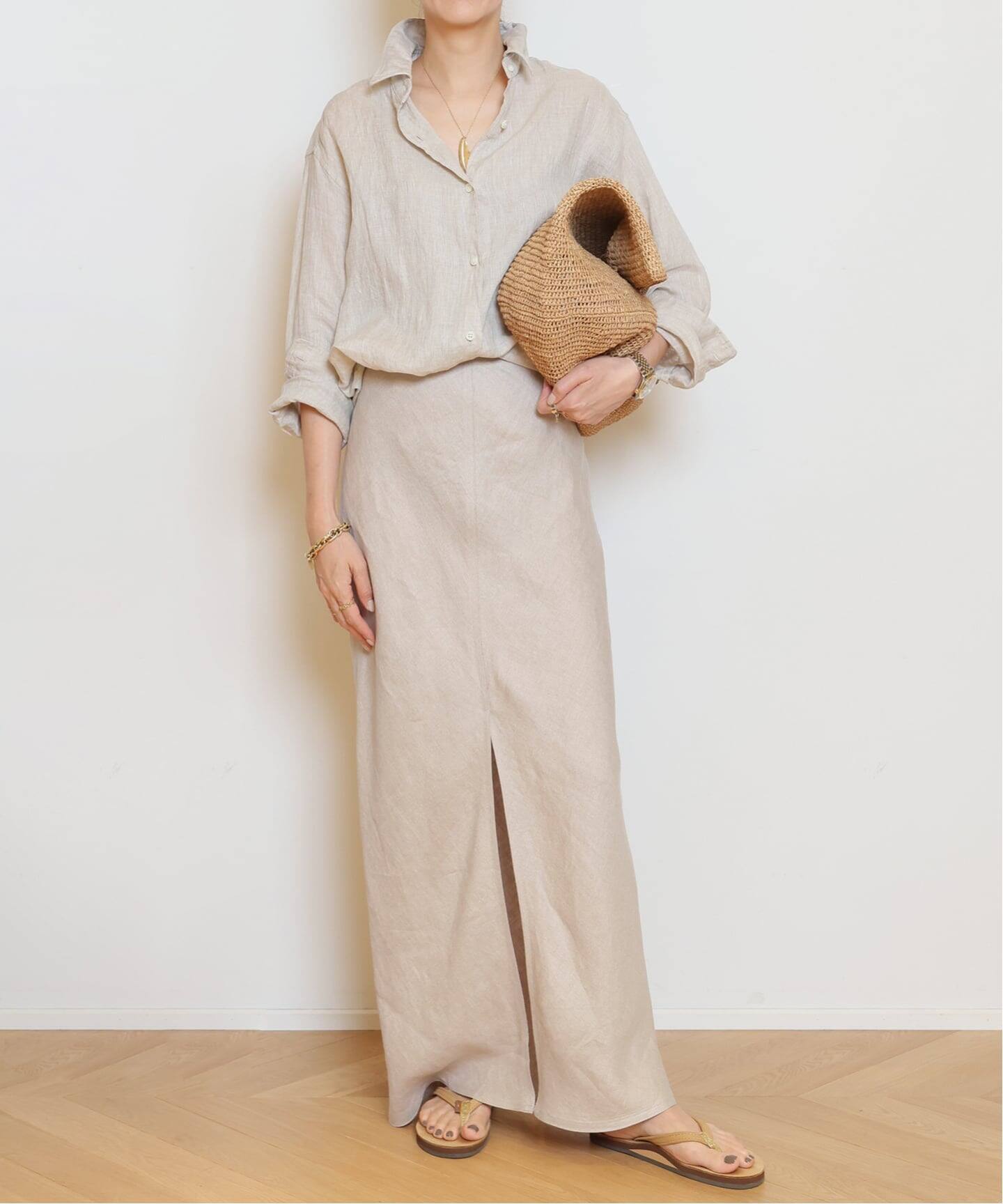 ニャロメドゥーズィエムクラス MUSEリネンシャツ 2023 LINEN WASH CACHE シャツ（シャツ／ブラウス）｜MUSE de