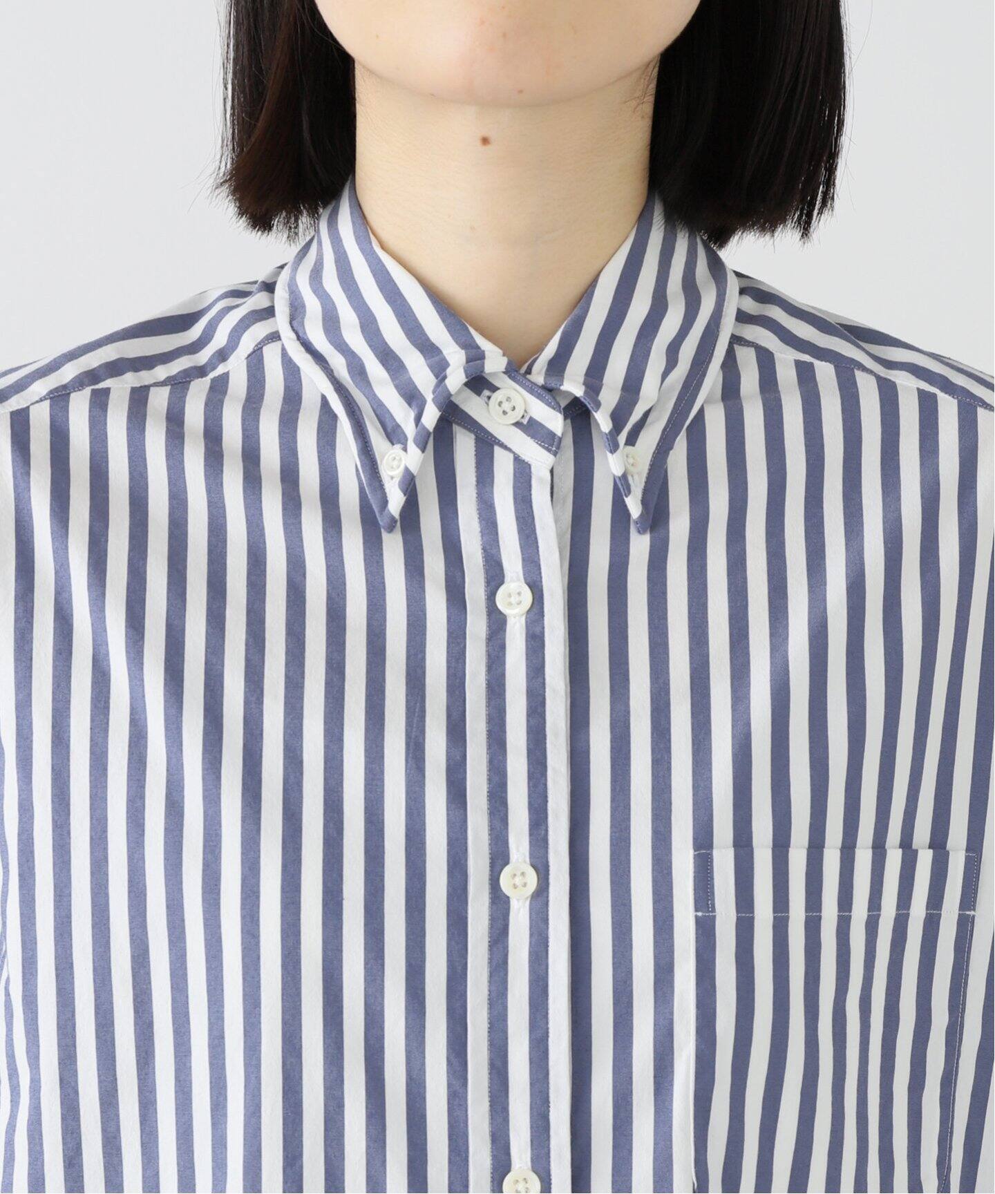 STRIPE ボタンダウン シャツ（シャツ／ブラウス）｜MUSE de Deuxieme  