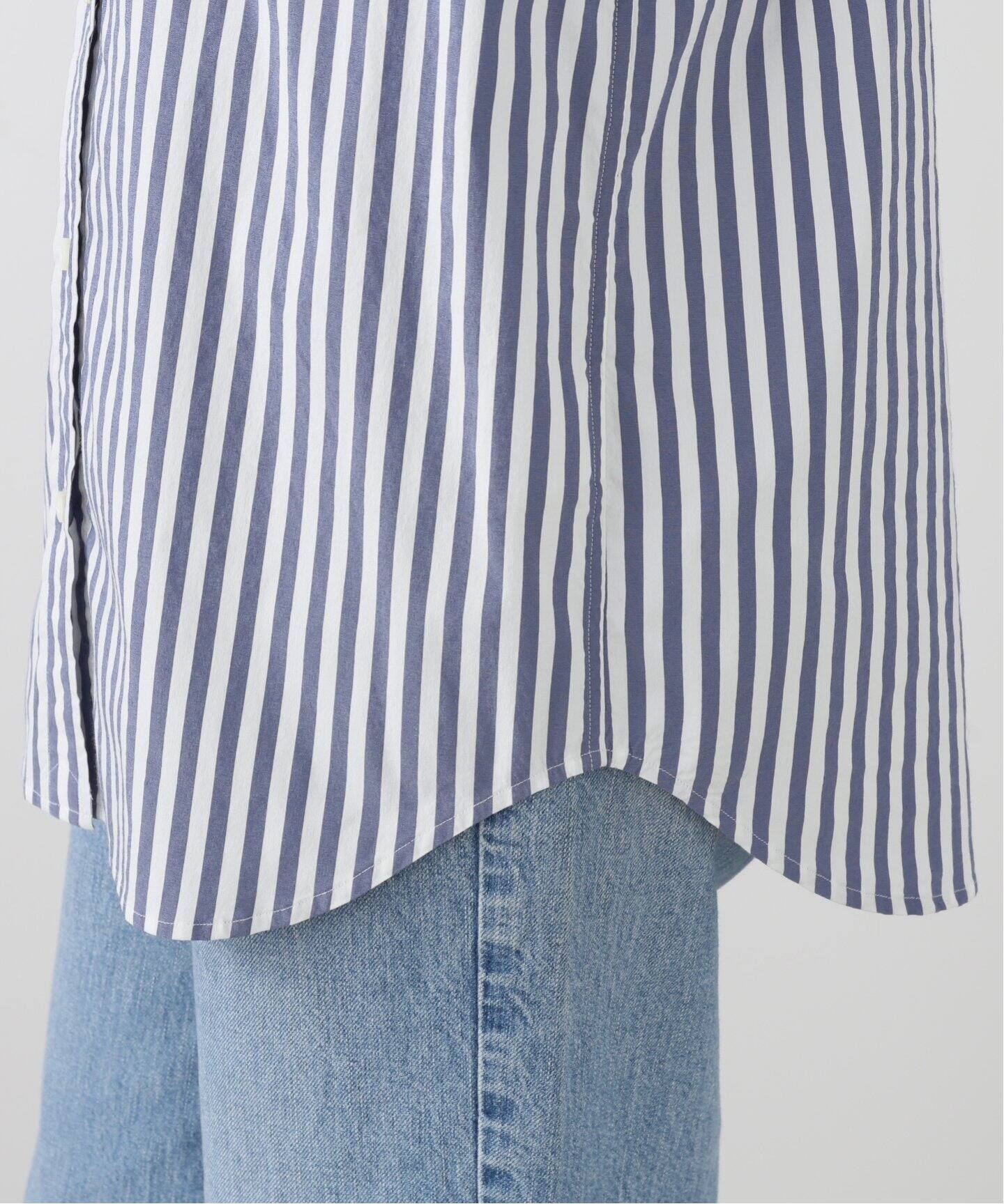 STRIPE ボタンダウン シャツ（シャツ／ブラウス）｜MUSE de Deuxieme 