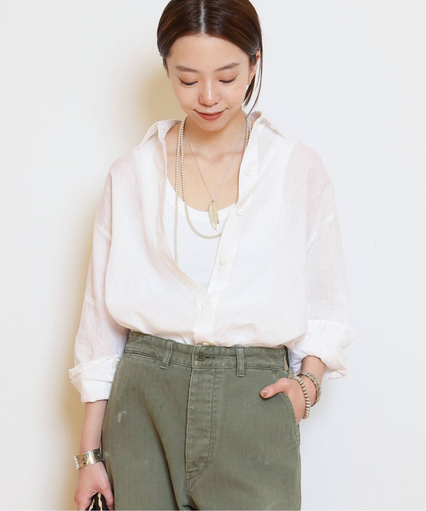 Linen シャツ（シャツ／ブラウス）｜MUSE de Deuxieme Classe 