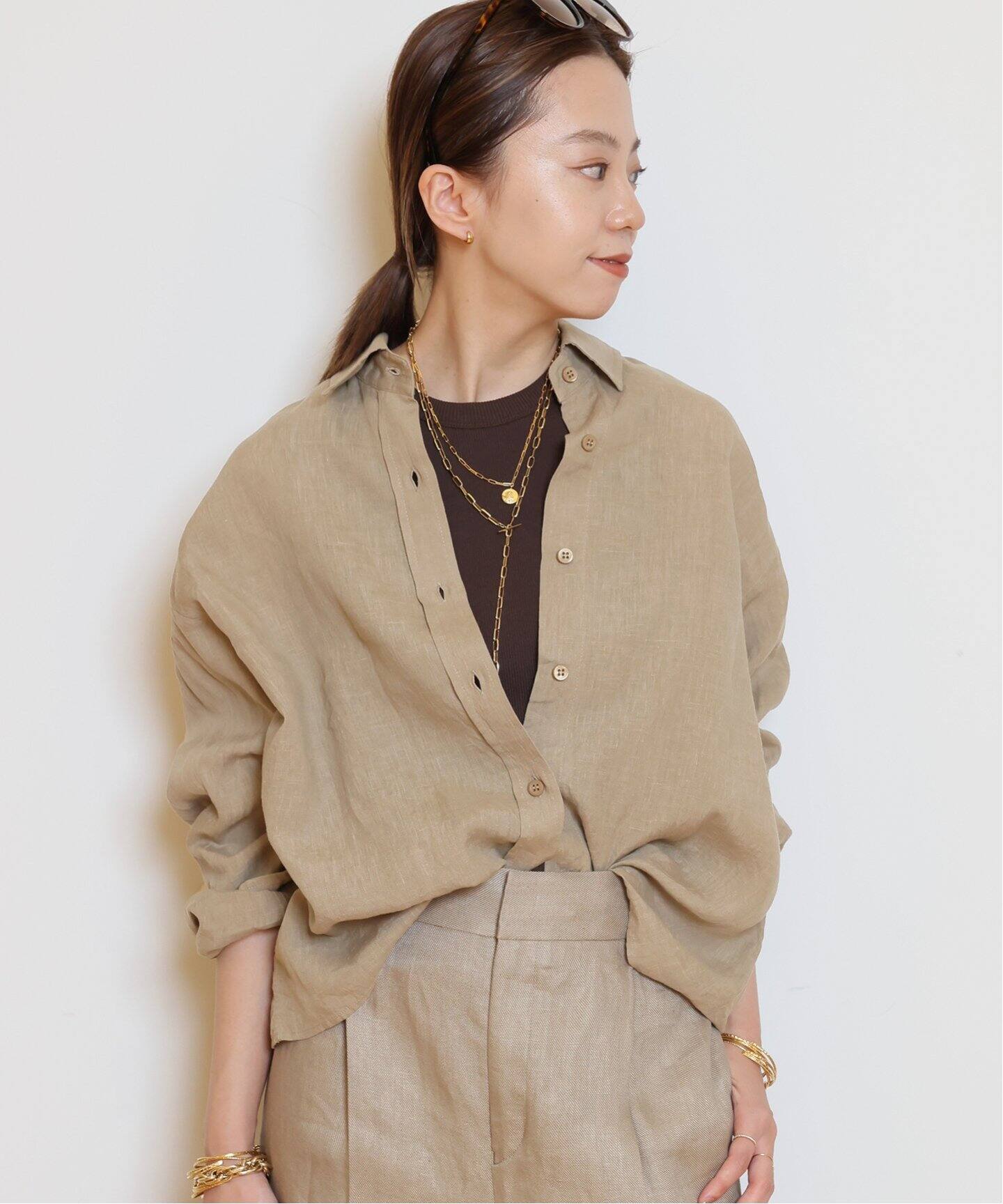 Linen シャツ（シャツ／ブラウス）｜MUSE de Deuxieme Classe 