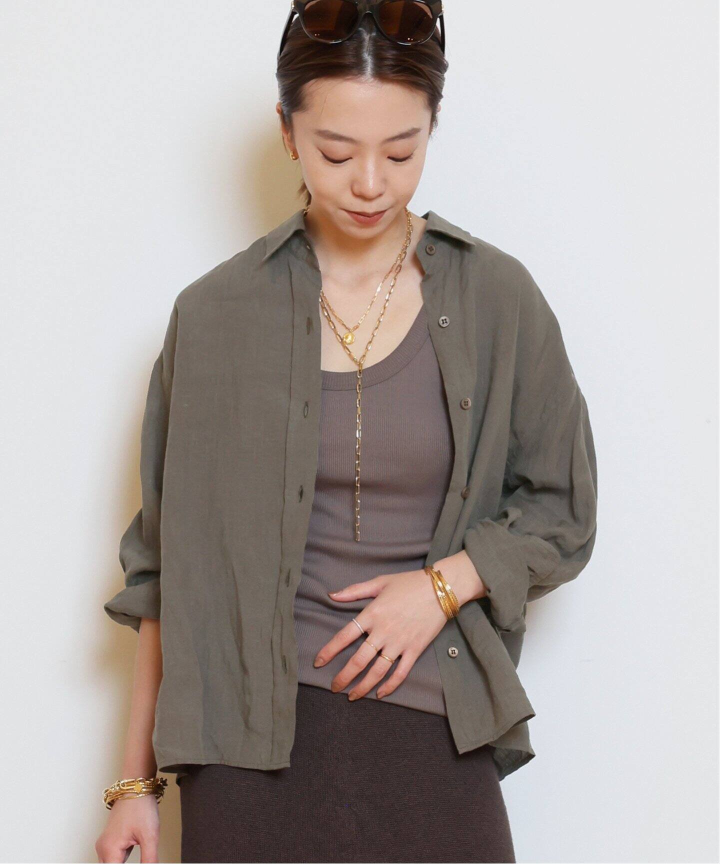 Linen シャツ（シャツ／ブラウス）｜MUSE de Deuxieme Classe 