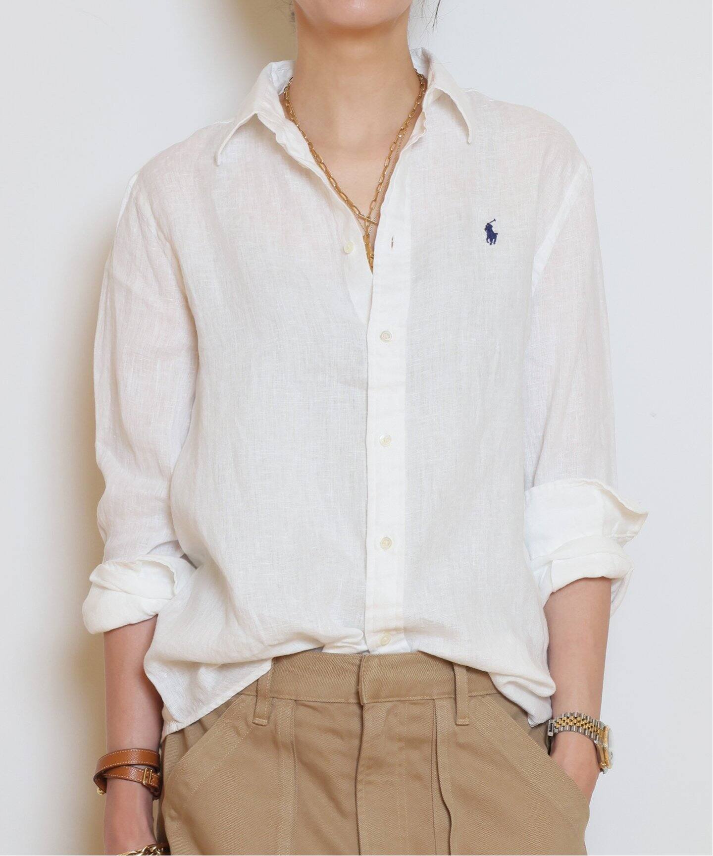 POLO RALPH LAUREN/ポロ ラルフ ローレン】LINEN シャツ（シャツ 
