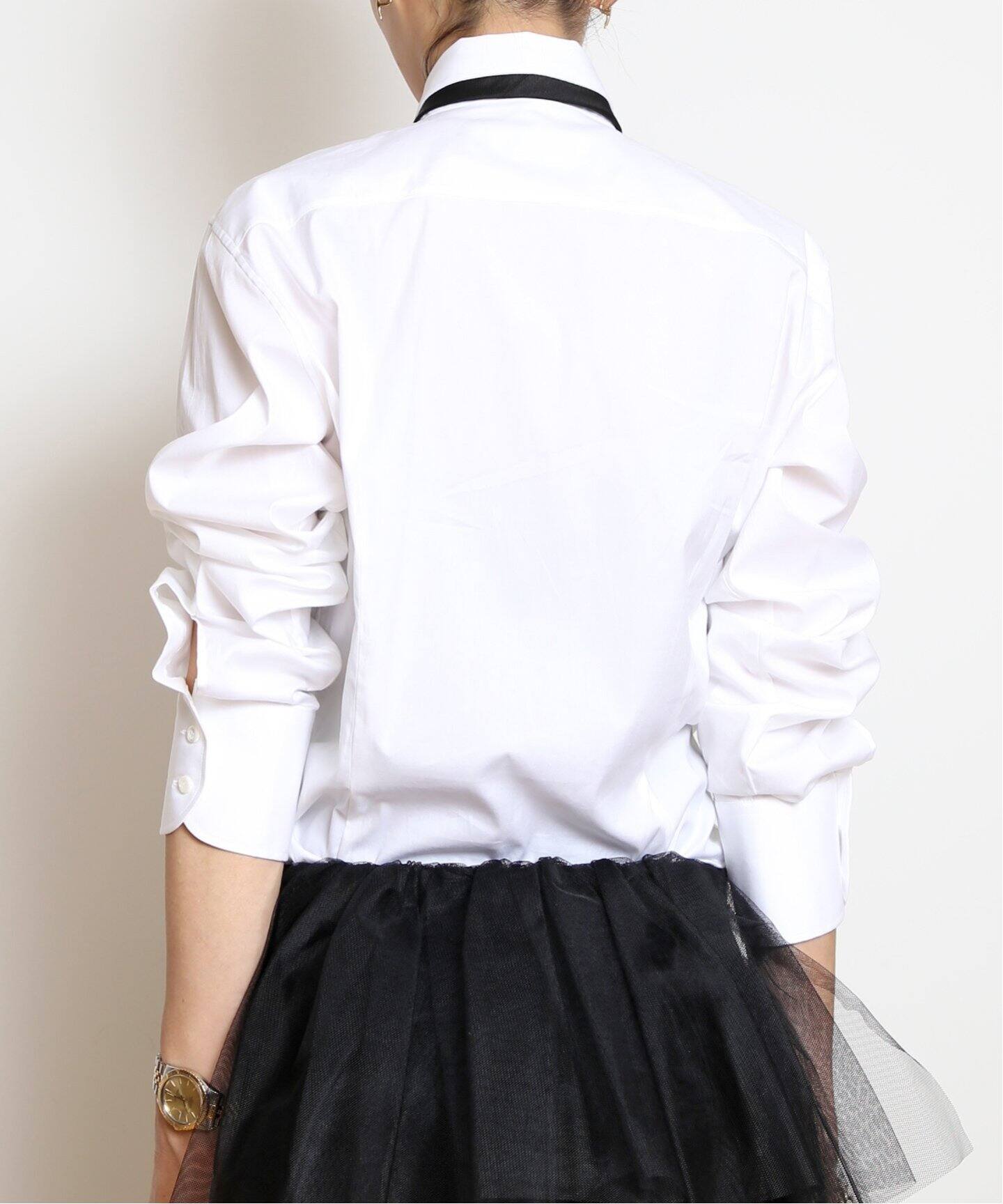 DSQUARED2/ディースクエアード】 EASY SLIM PIN COLLAR シャツ（シャツ 