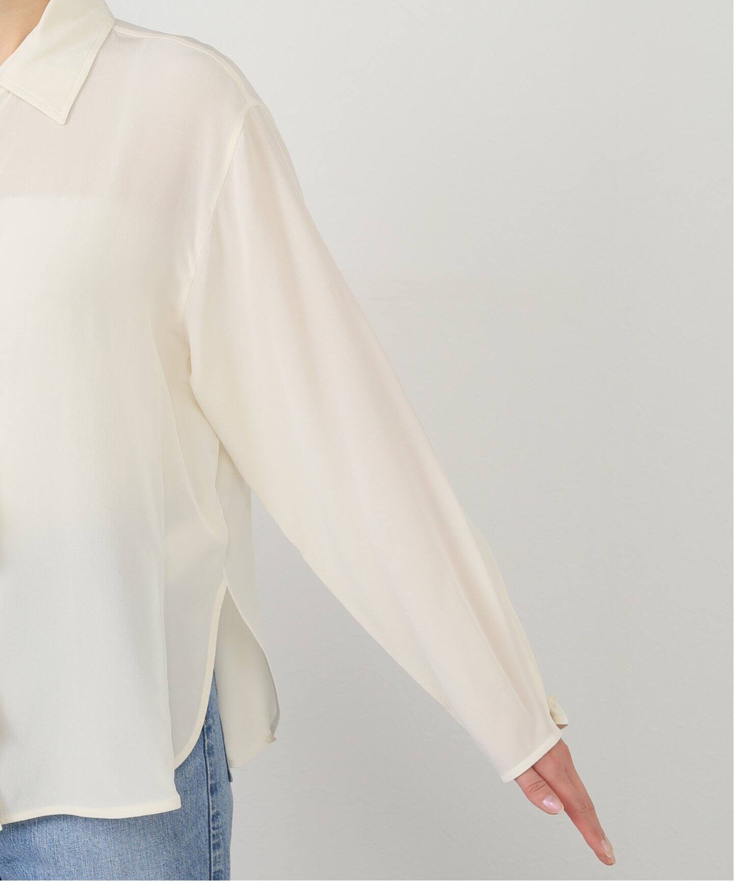 VICTORIA BECKHAM/ヴィクトリアベッカム】RUFFLE DETAIL ブラウス 