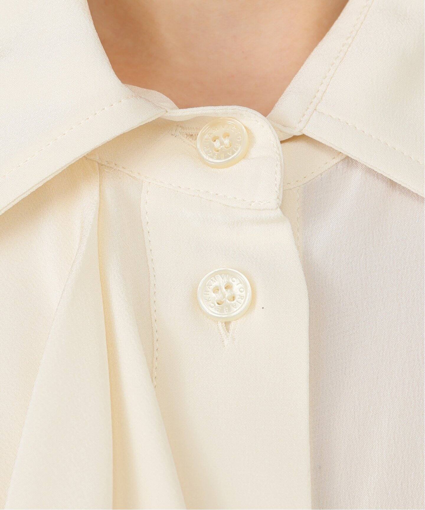 VICTORIA BECKHAM/ヴィクトリアベッカム】RUFFLE DETAIL ブラウス 