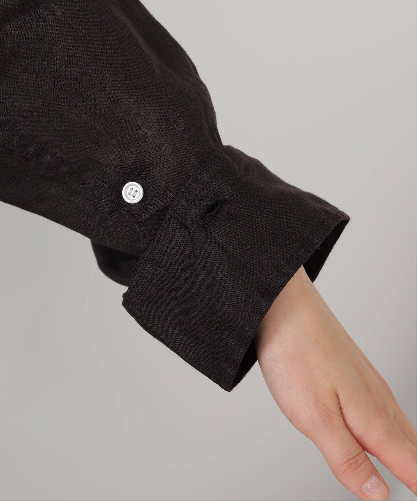 ドゥーズィエムクラス　tranquilknit プルオーバー リネン 黒 Deuxieme Classe（ドゥーズィエムクラス）の「tranquil knit プル