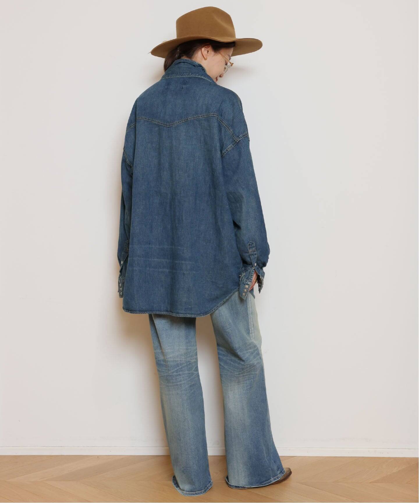 REMI RELIEF レミレリーフ　DENIM BIG シャツ REMI RELIEF/レミレリーフ】DENIM BIG シャツ（シャツ／ブラウス