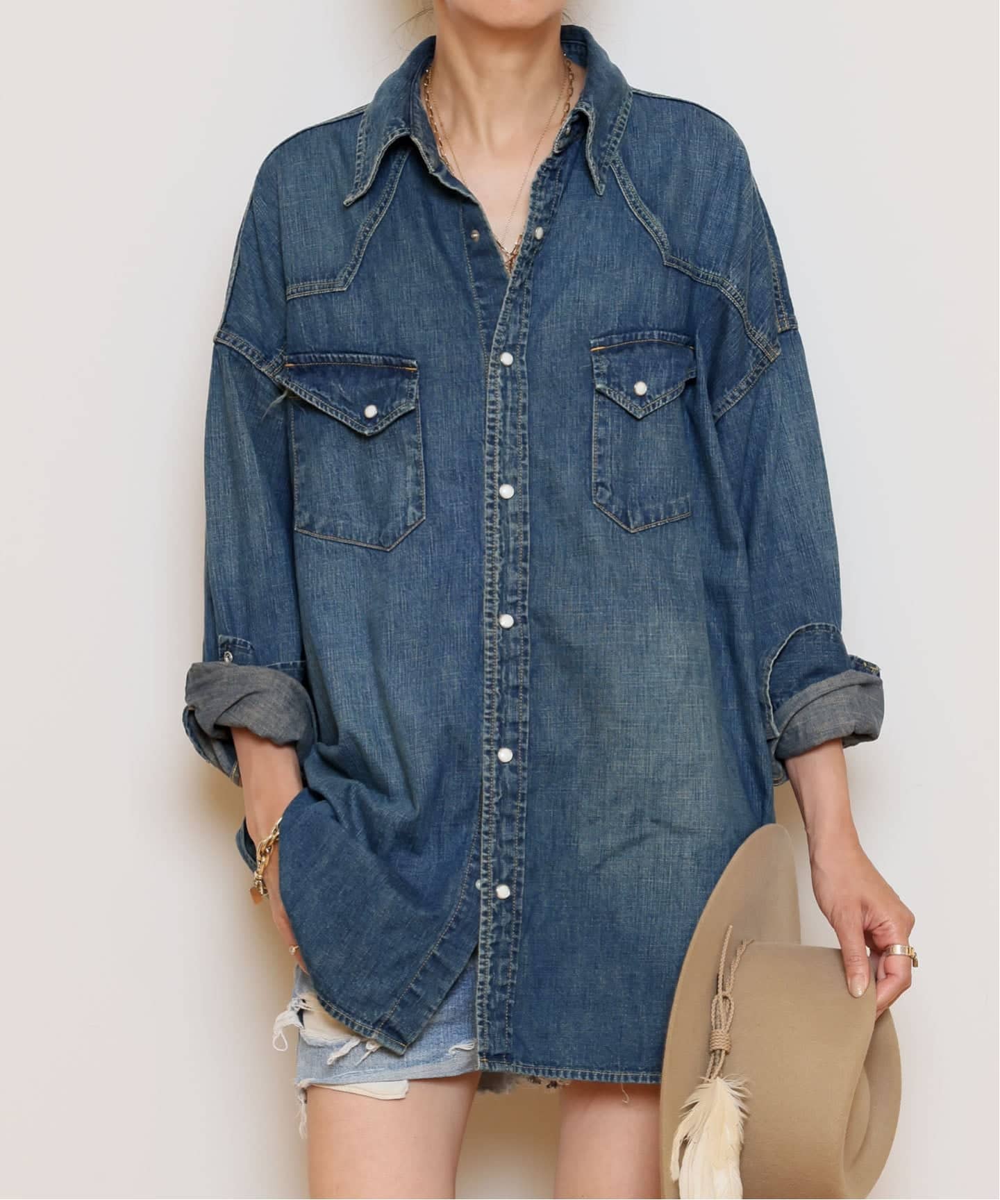 MUSE de Deuxieme Classe レミレリーフDALLASTシャツ MUSEdeDeuxieme REMIRELIEレミレリーフDALLASTシャツ
