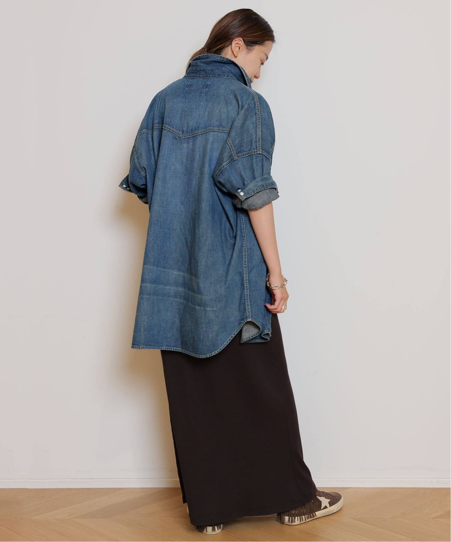 REMI RELIEF/レミレリーフ】DENIM BIG シャツ（シャツ／ブラウス 