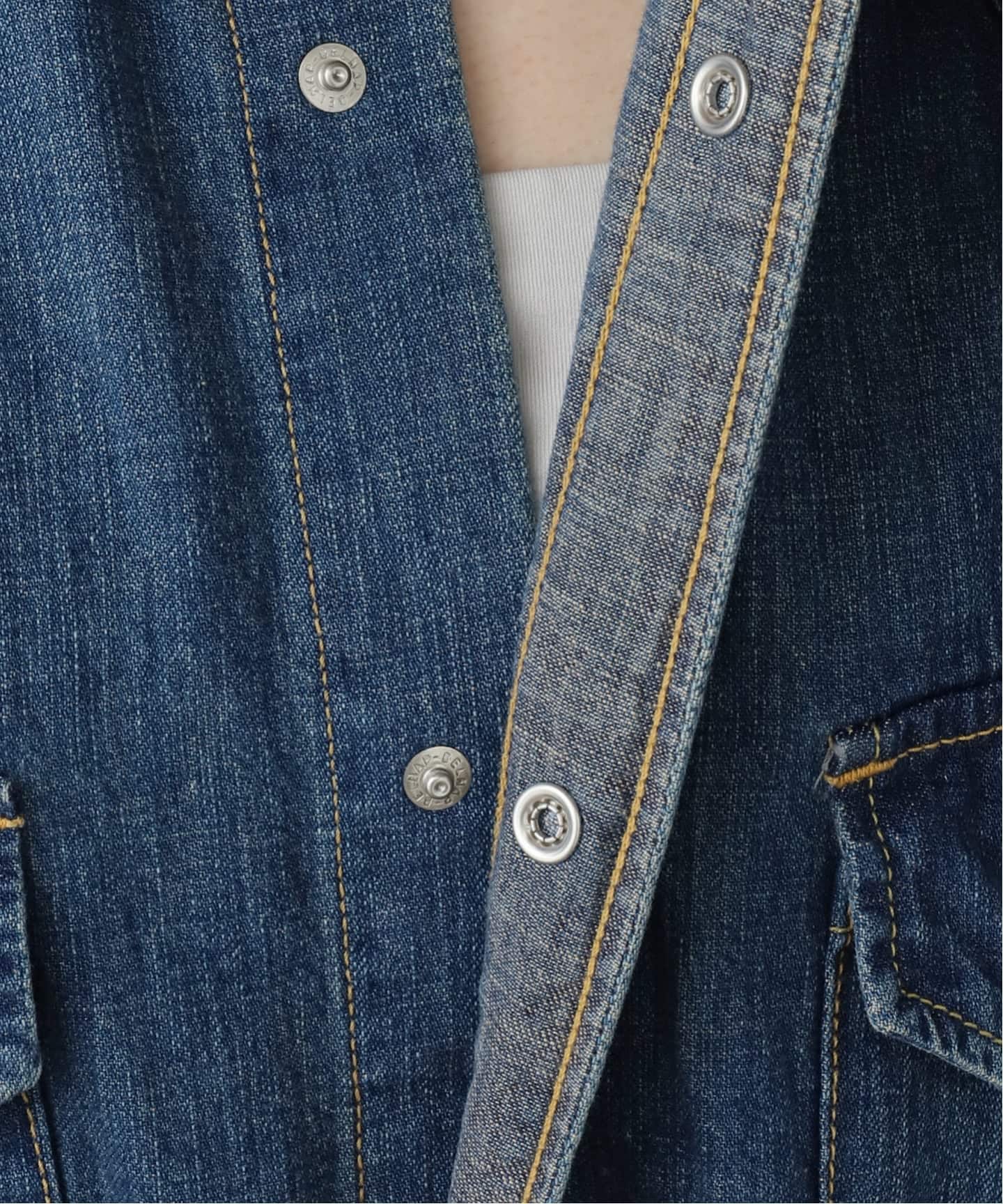 REMI RELIEF/レミレリーフ】DENIM BIG シャツ（シャツ／ブラウス