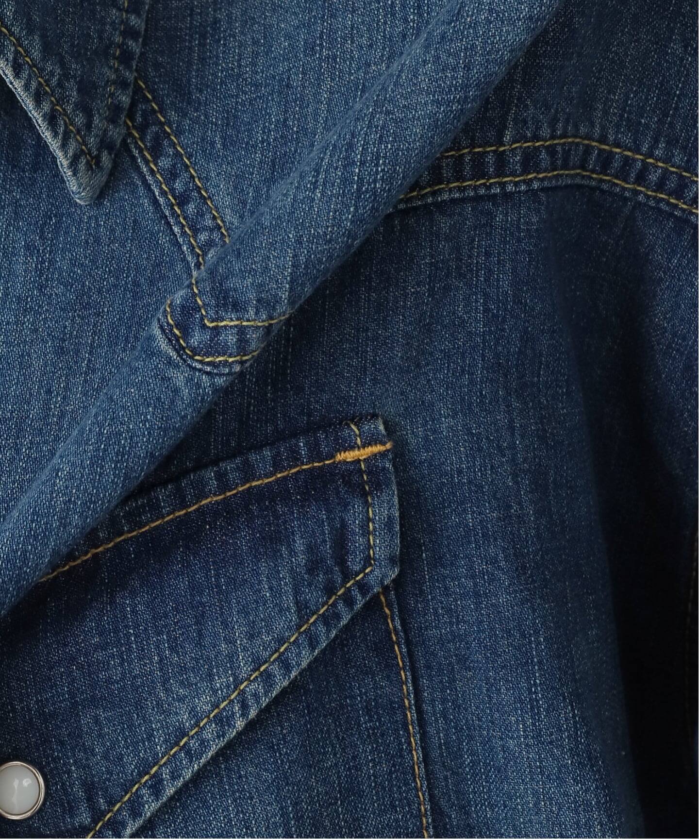 REMI RELIEF/レミレリーフ】DENIM BIG シャツ（シャツ／ブラウス