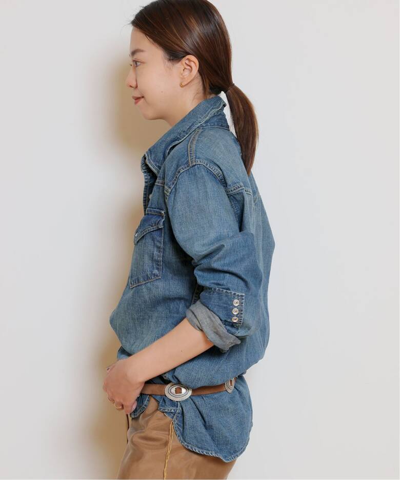 REMI RELIEF/レミレリーフ】DENIM SHORT シャツ（シャツ／ブラウス  