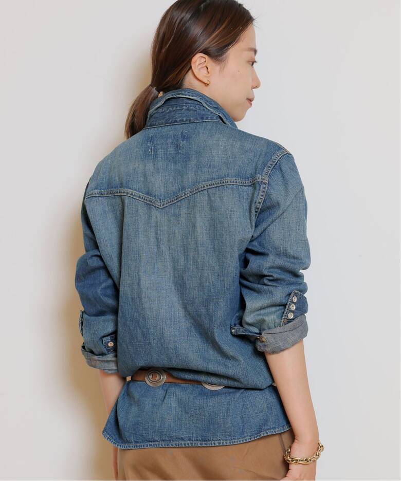 REMI RELIEF/レミレリーフ】DENIM SHORT シャツ（シャツ／ブラウス  