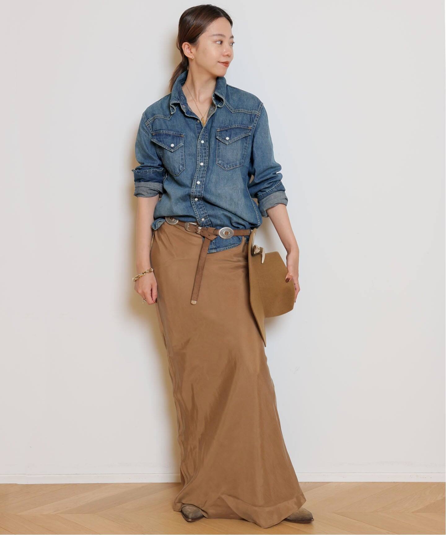 【REMI RELIEF/レミレリーフ】DENIM SHORT シャツ REMI RELIEF/レミレリーフ】DENIM SHORT シャツ（シャツ／ブラウス