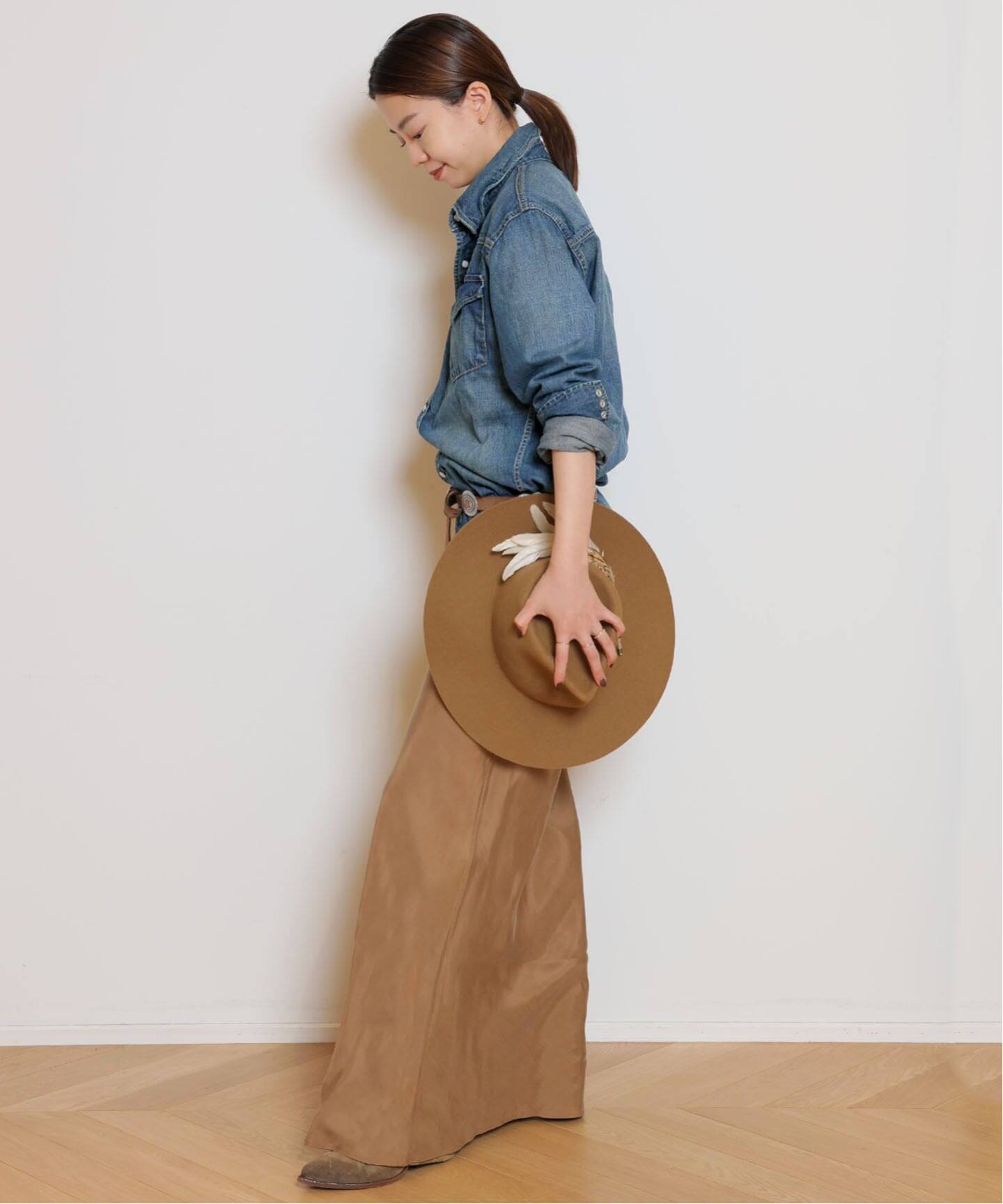 REMI RELIEF/レミレリーフ】DENIM SHORT シャツ（シャツ／ブラウス