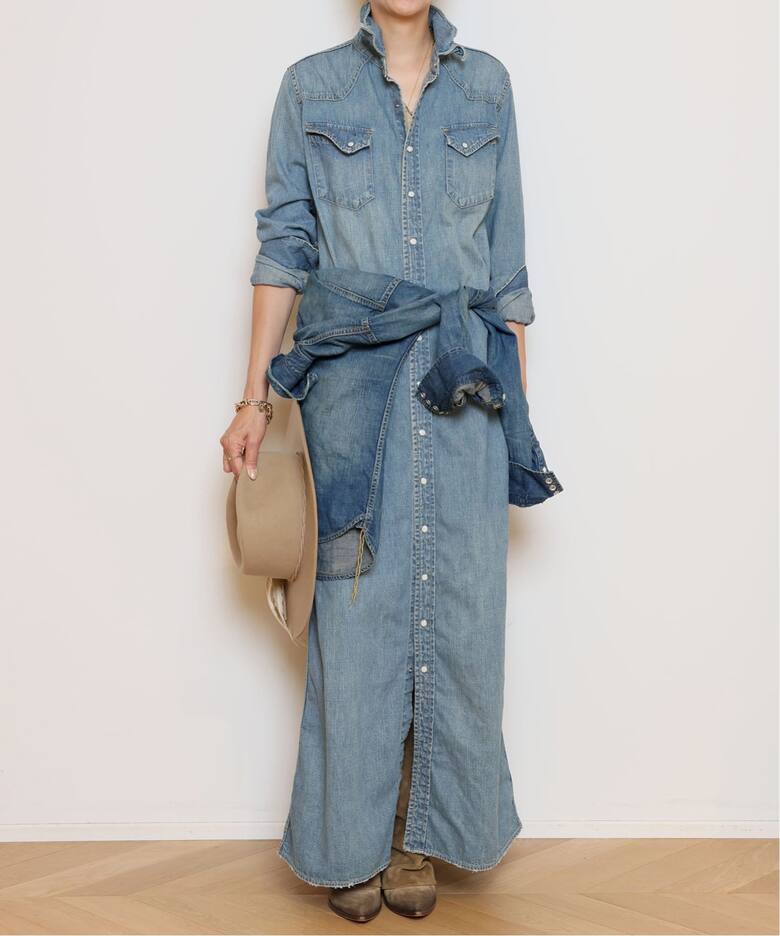 REMI RELIEF/レミレリーフ】DENIM SHORT シャツ（シャツ／ブラウス  