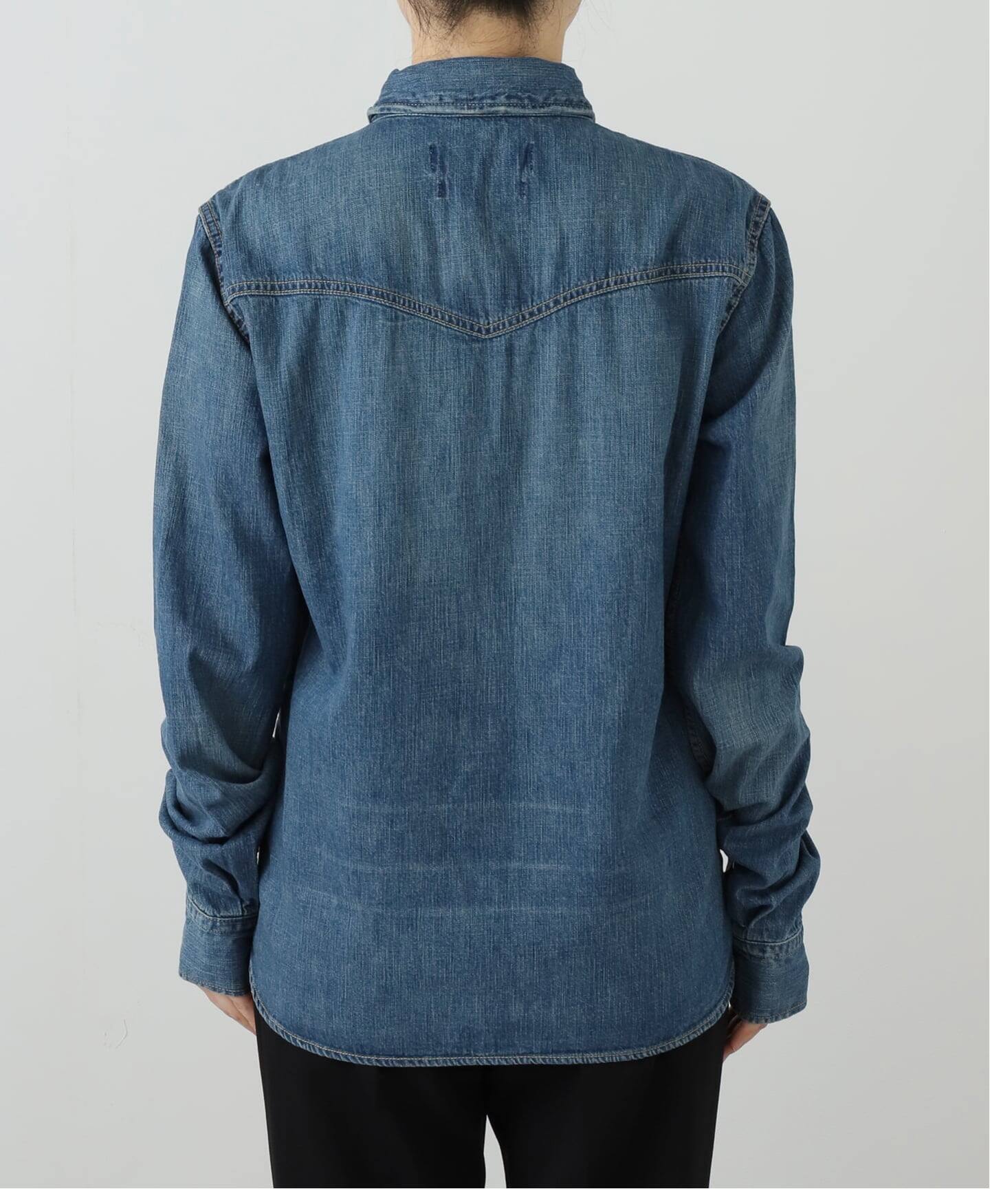 REMI RELIEF/レミレリーフ】DENIM SHORT シャツ（シャツ／ブラウス